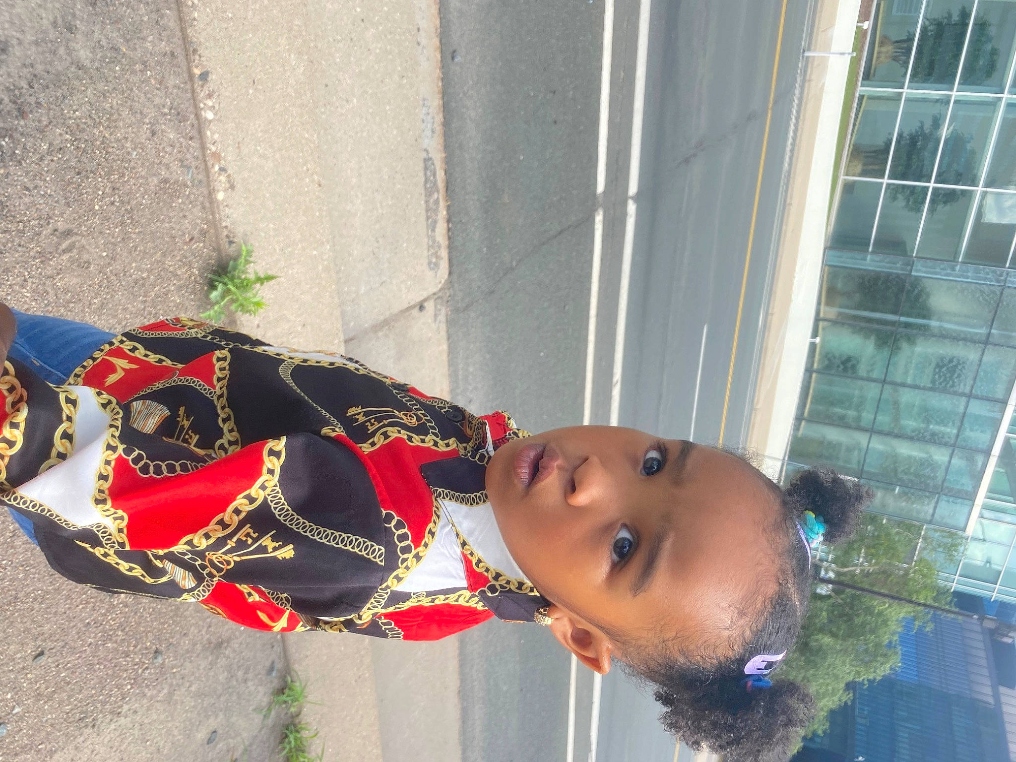 Arielle joined the competition — help win amazing prizes! art, carmine, eyewear, fashion_accessory, fawn, fun, grass, leisure, pattern, person, plant, street_fashion, toy, tree, visual_arts, waist, water