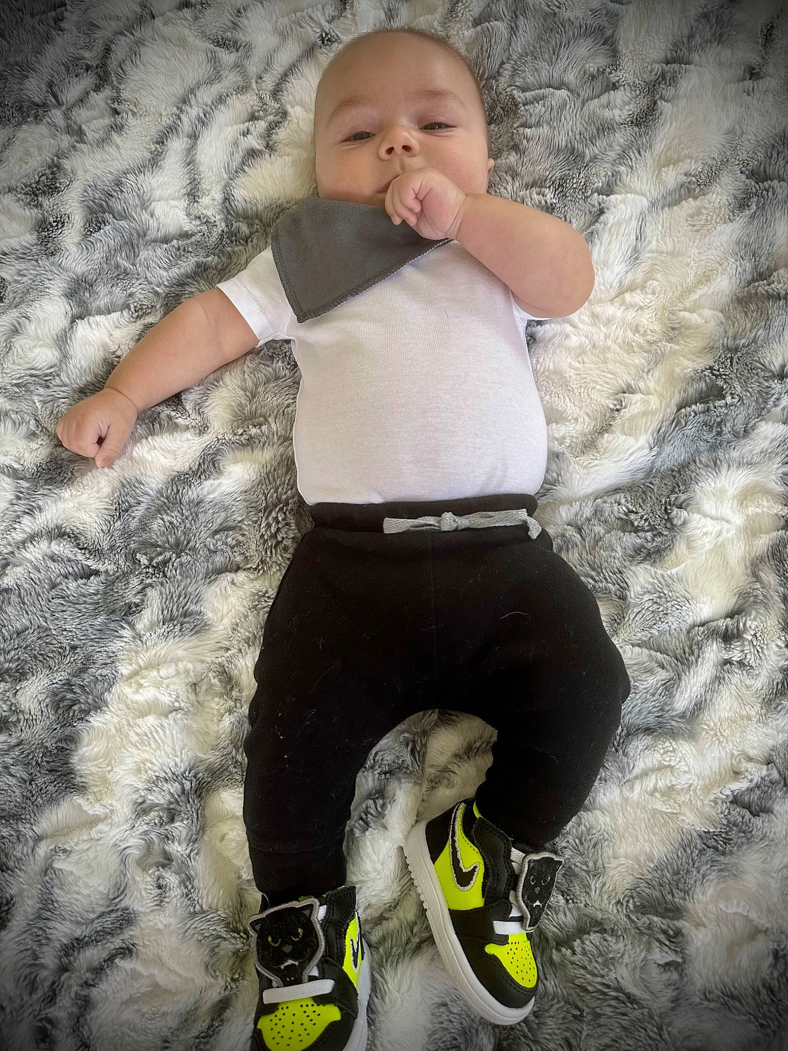 Jack joined the competition — help win amazing prizes! baby, child, cool, flash_photography, fun, gesture, happy, human_leg, knee, leg, pattern, person, personal_protective_equipment, recreation, sleeve, sportswear, t_shirt, thigh, toddler, trunk