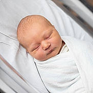 Luke joined the competition — help win amazing prizes! newborn, baby, sleeping, blanket, hospital, bassinet, infant, wrapped, peaceful, cute, face, skin, head, healthcare, person, portrait, child, rest, soft, newborn_baby