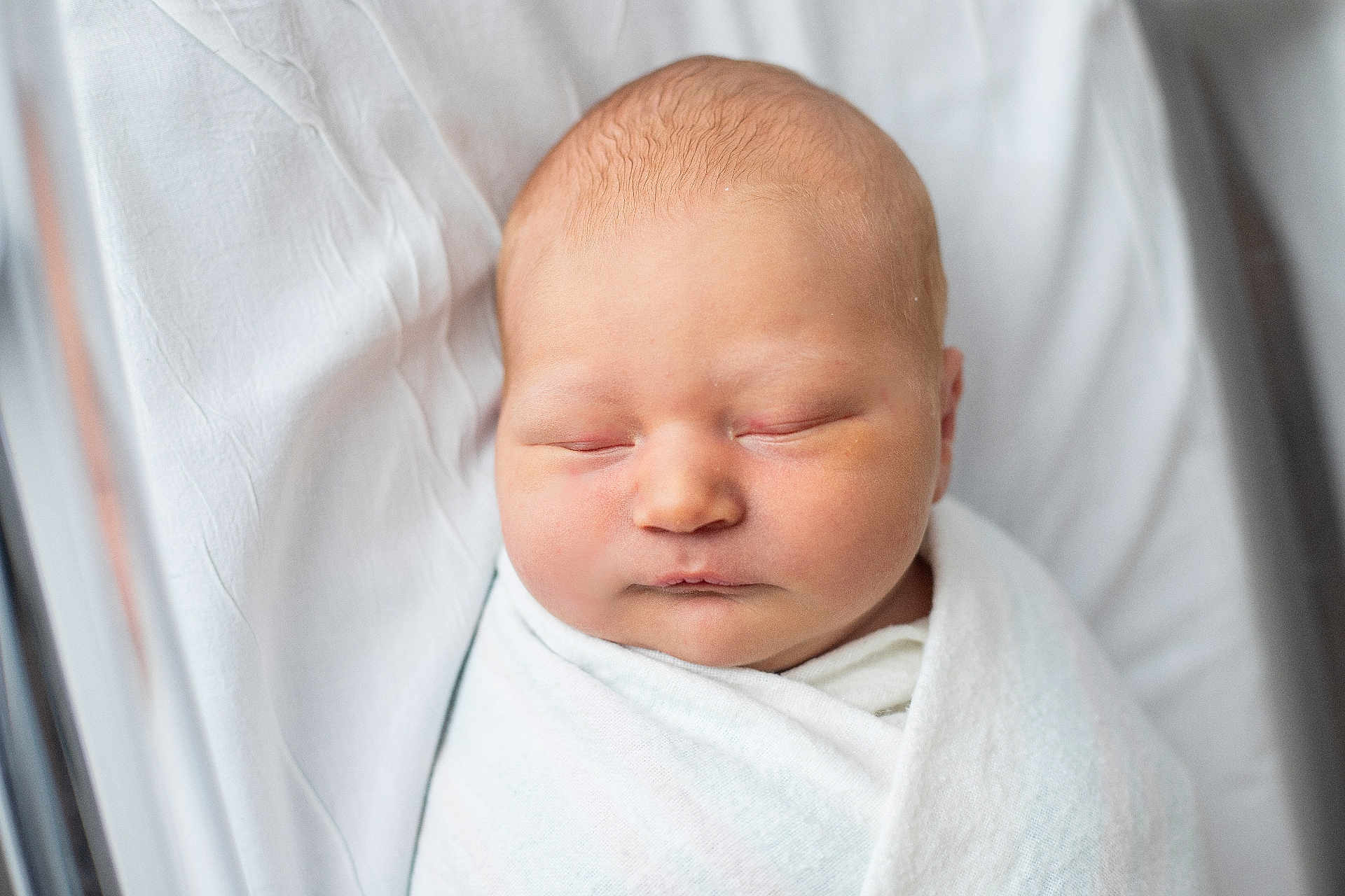 Luke joined the competition — help win amazing prizes! newborn, baby, sleeping, blanket, white, infant, swaddled, peaceful, face, head, soft, bed, closeup, portrait, child, resting, skin, newborn_baby, indoors, quiet