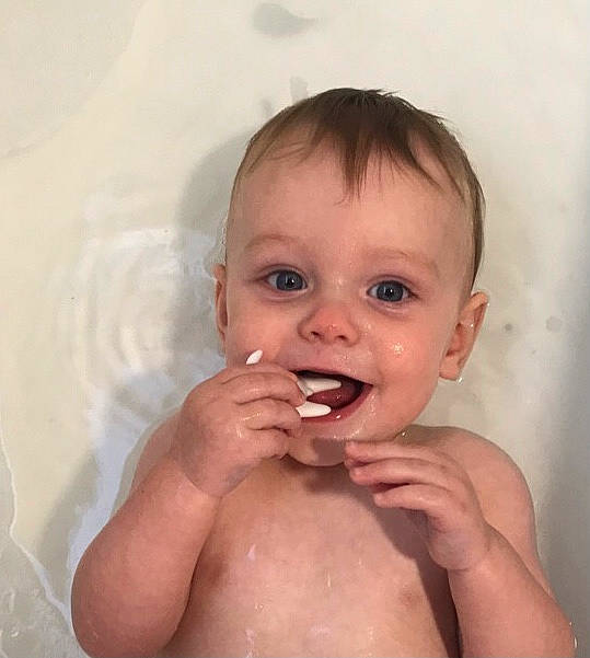 Archie joined the competition — help win amazing prizes! arm, bathing, cheek, ear, eye, eyebrow, eyelash, gesture, hand, head, human_body, iris, jaw, lip, mouth, neck, nose, person, skin, stomach