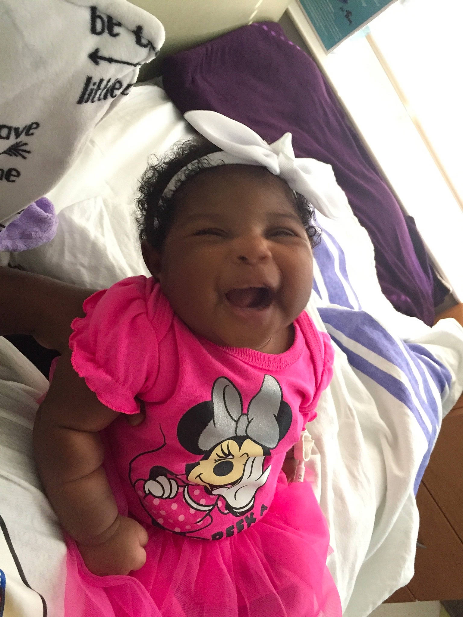 Liah joined the competition — help win amazing prizes! baby, child, cool, person, pink, smile, toddler