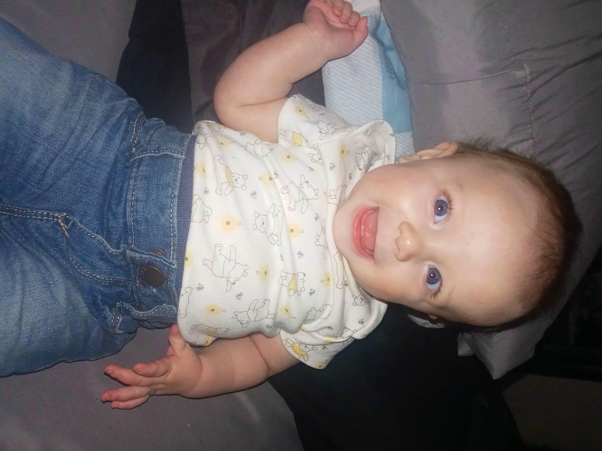 Eleanora joined the competition — help win amazing prizes! abdomen, baby, baby_toddler_clothing, cheek, chest, child, clothing, comfort, elbow, finger, flash_photography, fun, gesture, iris, joy, mouth, nose, person, skin, smile