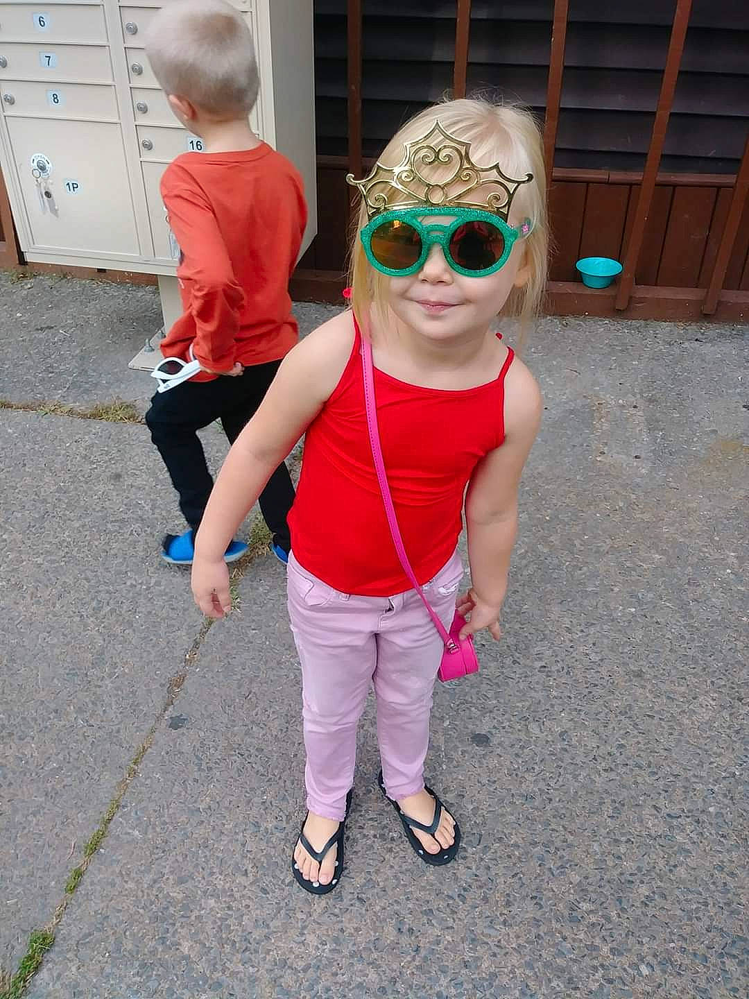 Aalaiah is registered to the contest to win money with this photo: child, cool, eyewear, fun, glasses, headwear, person, personal_protective_equipment, pink, summer, sunglasses, t_shirt, toddler, vacation, vision_care