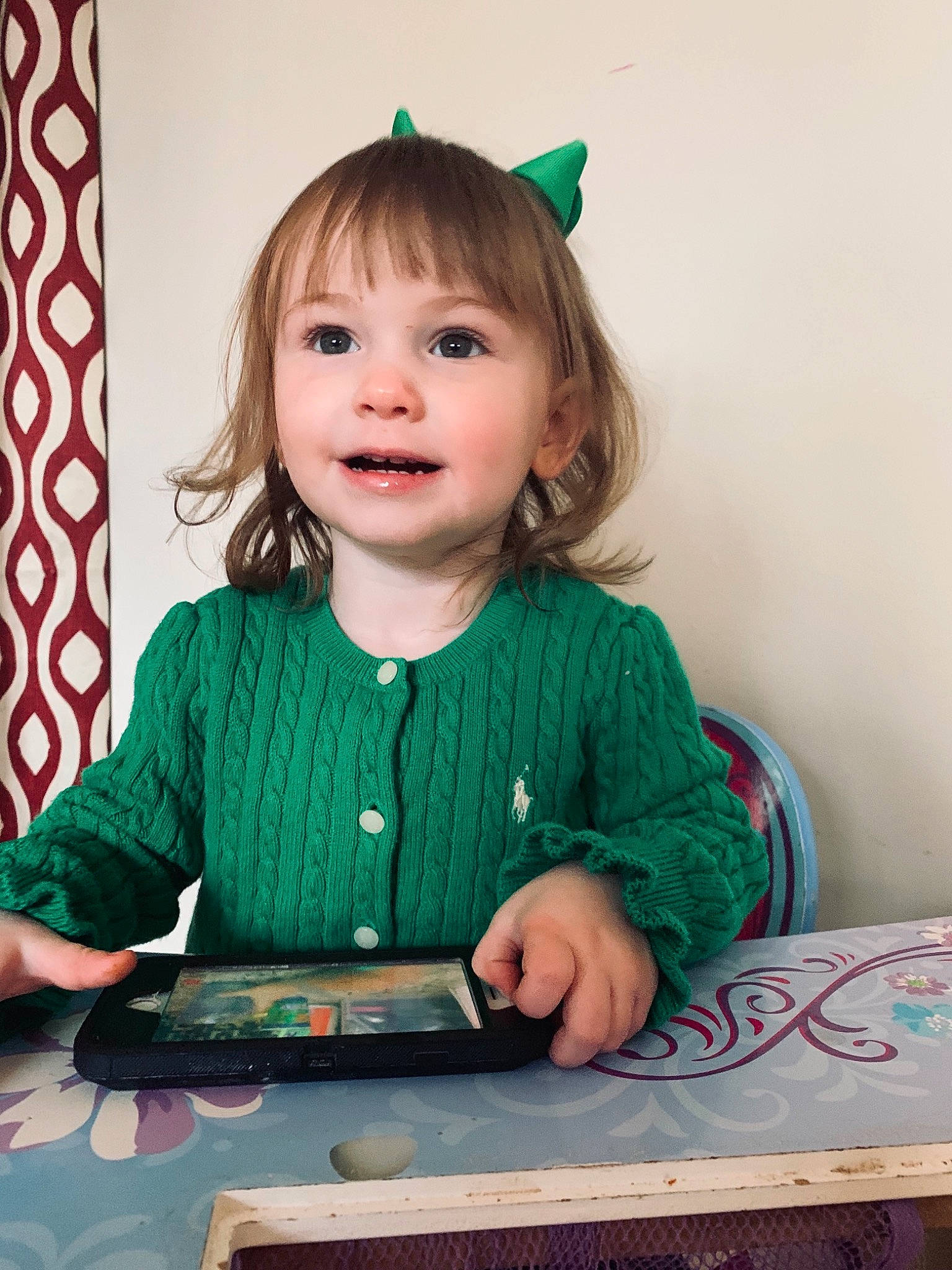 Ammarie joined the competition — help win amazing prizes! child, person, play, sitting, smile, t_shirt, toddler