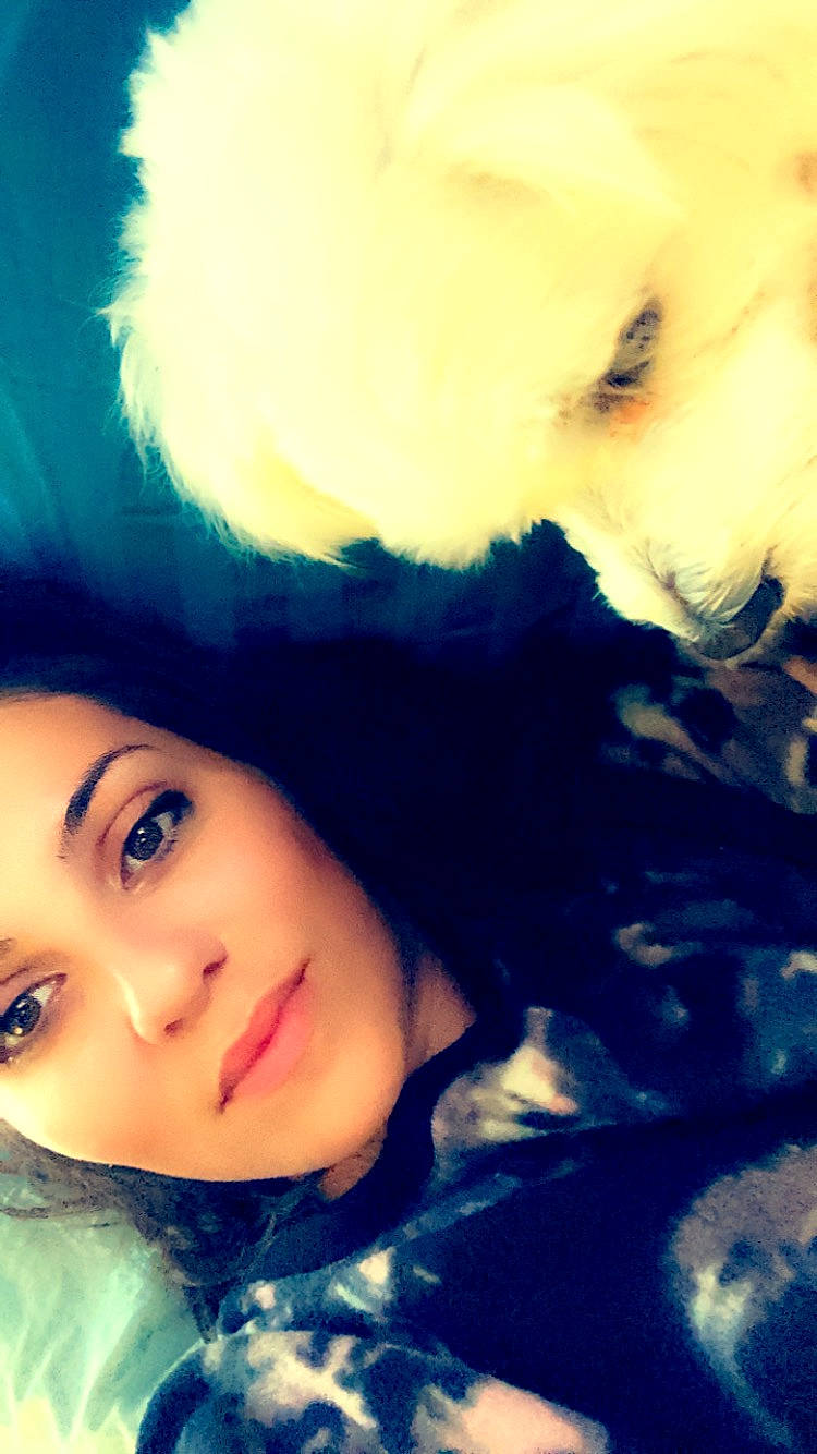 Maggie is registered to the contest to win money with this photo: black_hair, brown_hair, cap, cool, electric_blue, eyelash, eyewear, fashion_accessory, feather, flash_photography, fun, fur, fur_clothing, gesture, happy, headgear, lip, nose, selfie, textile