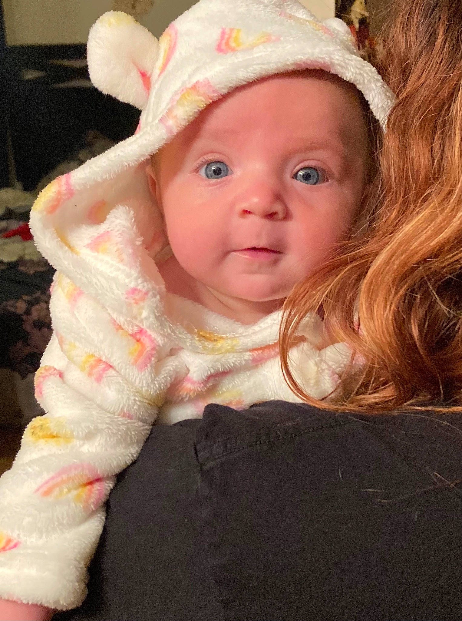 Aurora joined the competition — help win amazing prizes! baby, baby_toddler_clothing, cap, cheek, eye, eyebrow, eyelash, fun, fur, head, headgear, headwear, human_body, iris, lip, nose, person, pink, skin, sleeve