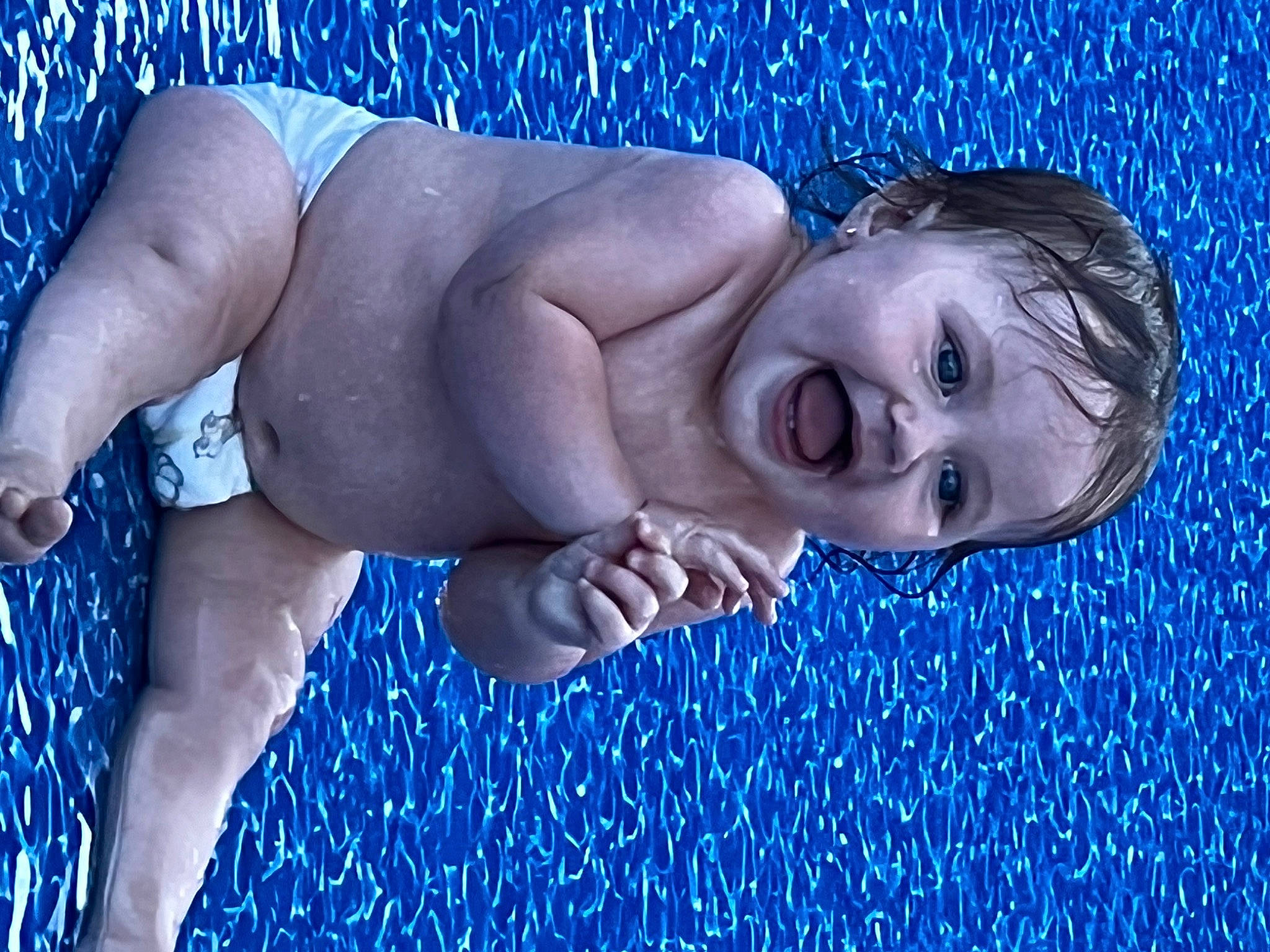 Rylee joined the competition — help win amazing prizes! abdomen, baby, blue, chest, child, elbow, electric_blue, flash_photography, fun, grass, happy, human_leg, muscle, people_in_nature, person, portrait_photography, smile, textile, thigh, thumb