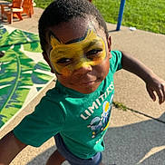 Jerrod joined the competition — help win amazing prizes! boy, chair, child, clothing, face, footwear, furniture, grass, head, male, nature, outdoors, park, person, photography, plant, portrait, shoe, shorts, summer