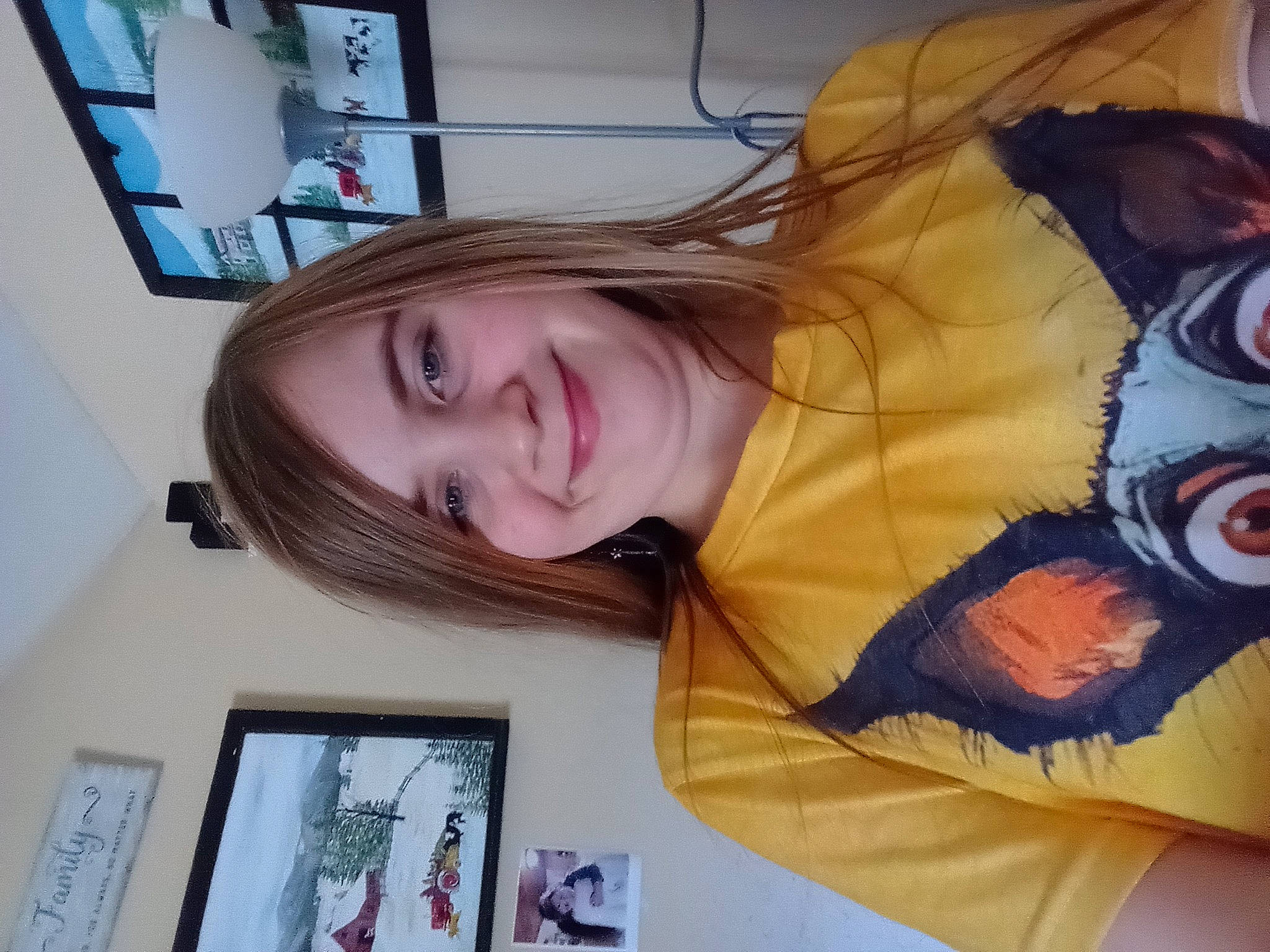 Brooklyn joined the competition — help win amazing prizes! art, comfort, design, eyelash, facial_expression, fun, hair_coloring, happy, joy, linens, long_hair, mouth, nose, person, picture_frame, room, selfie, skin, smile, visual_arts