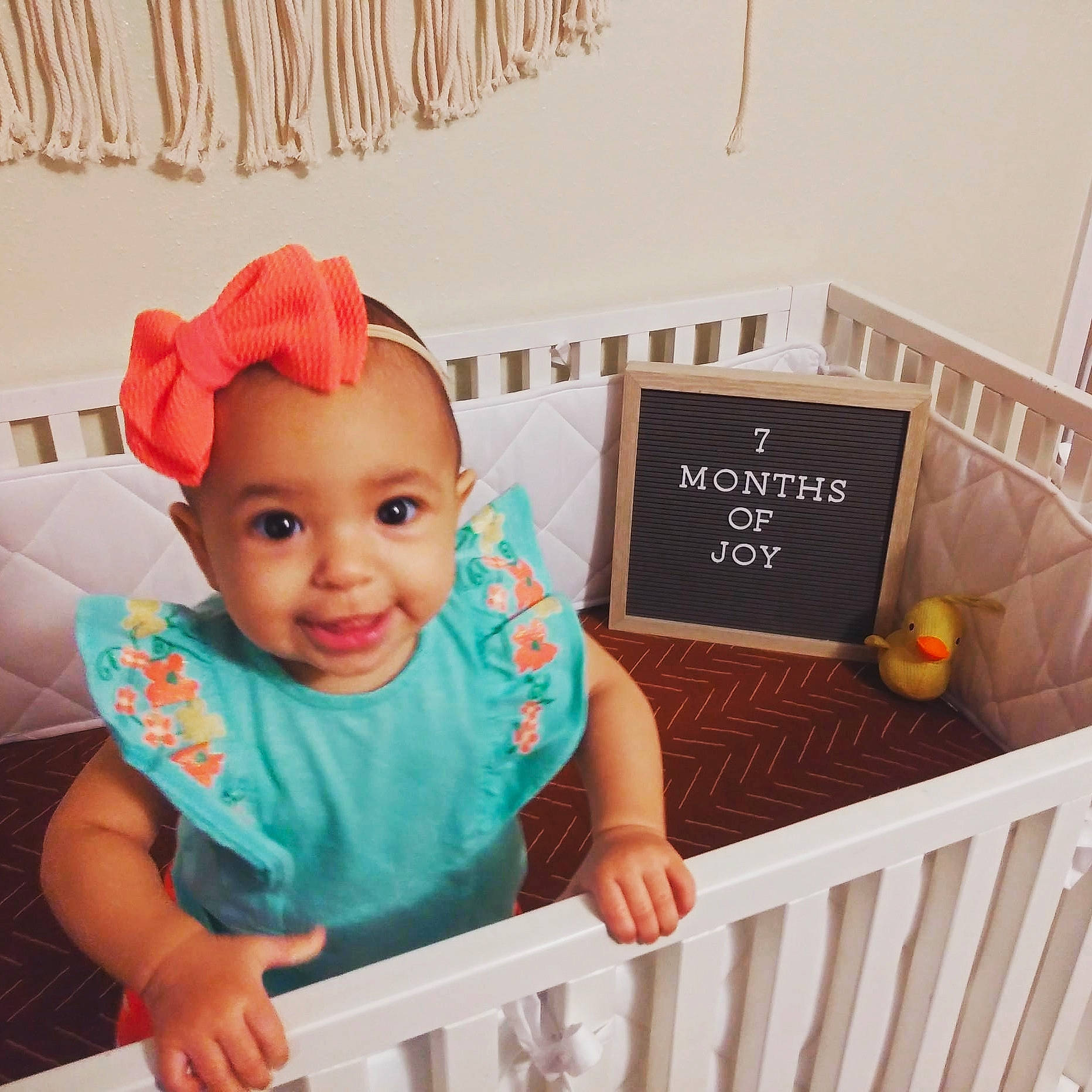 Alena joined the competition — help win amazing prizes! baby, baby_products, baby_safety, baby_toddler_clothing, bed, child, ear, fashion_accessory, furniture, hair_accessory, happy, headgear, infant_bed, joy, nursery, person, pink, play, product, room