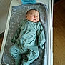 Fredrick is registered to the contest to win money with this photo: baby, bassinet, bed, blanket, card, clothing, cute, footprints, hospital, indoors, infant, newborn, onesie, peaceful, person, portrait, resting, sleeping, soft, wood_floor