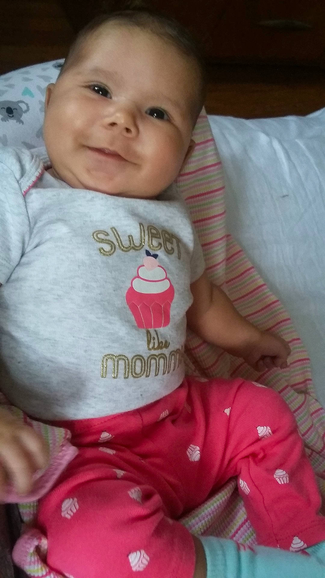 Carleigh is registered to the contest to win money with this photo: child, human_positions, infant, person, product, skin, toddler