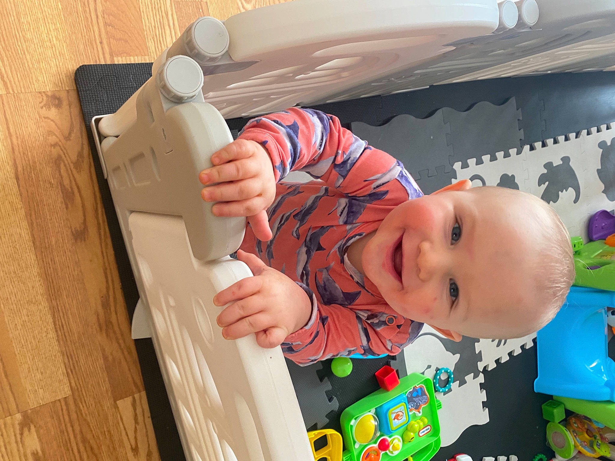 Colt joined the competition — help win amazing prizes! baby, baby_products, baby_toddler_clothing, child, fun, happy, joy, leisure, person, plate, play, room, smile, tableware, toddler, wood