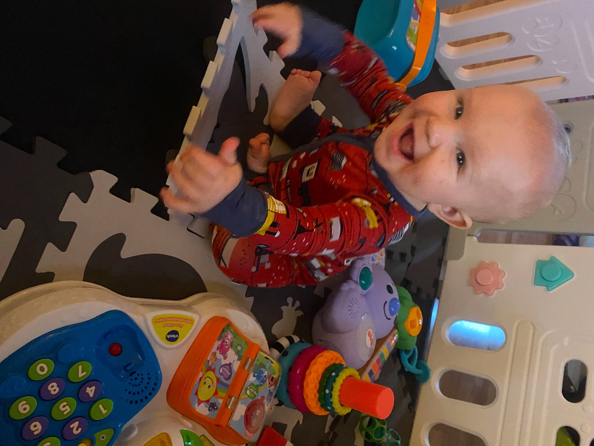 Colt joined the competition — help win amazing prizes! baby, baby_products, baby_toddler_clothing, baby_toys, child, fun, happy, leisure, organ, pattern, person, plastic, play, product, room, smile, stuffed_toy, toddler, toy