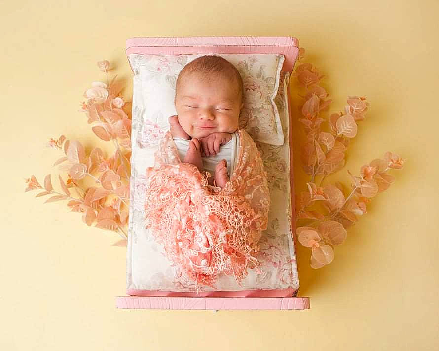 Elisa is registered to the contest to win money with this photo: art, baby, baby_toddler_clothing, child, comfort, flower, happy, illustration, paper, paper_product, peach, person, petal, picture_frame, pink, portrait_photography, rectangle, room, smile, toddler