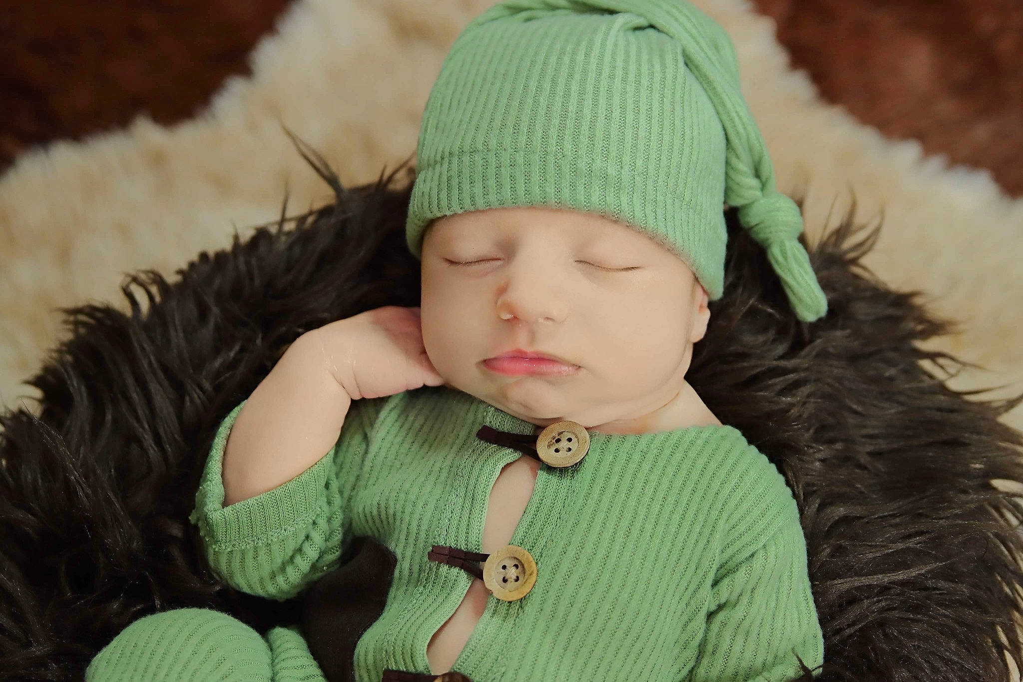 Jaxson joined the competition — help win amazing prizes! baby, baby_toddler_clothing, cap, child, doll, eye, eyelash, fur, grass, headgear, headwear, knit_cap, outerwear, pattern, person, skin, sleeve, toddler, toy, winter