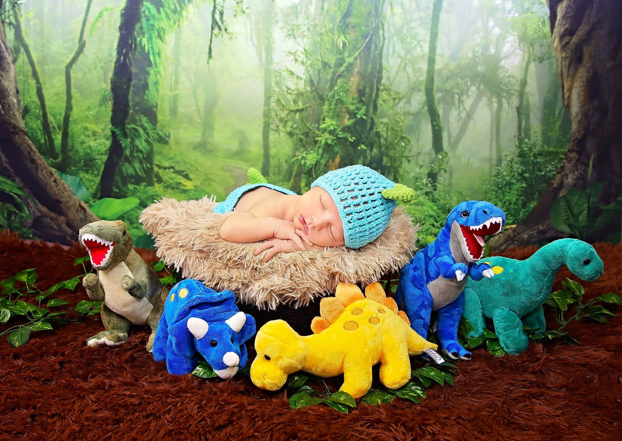 Jaxson is registered to the contest to win money with this photo: fawn, forest, fun, garden, grass, green, happy, hat, headwear, landscape, leisure, natural_environment, natural_landscape, nature, people_in_nature, person, plant, stuffed_toy, toy, tree