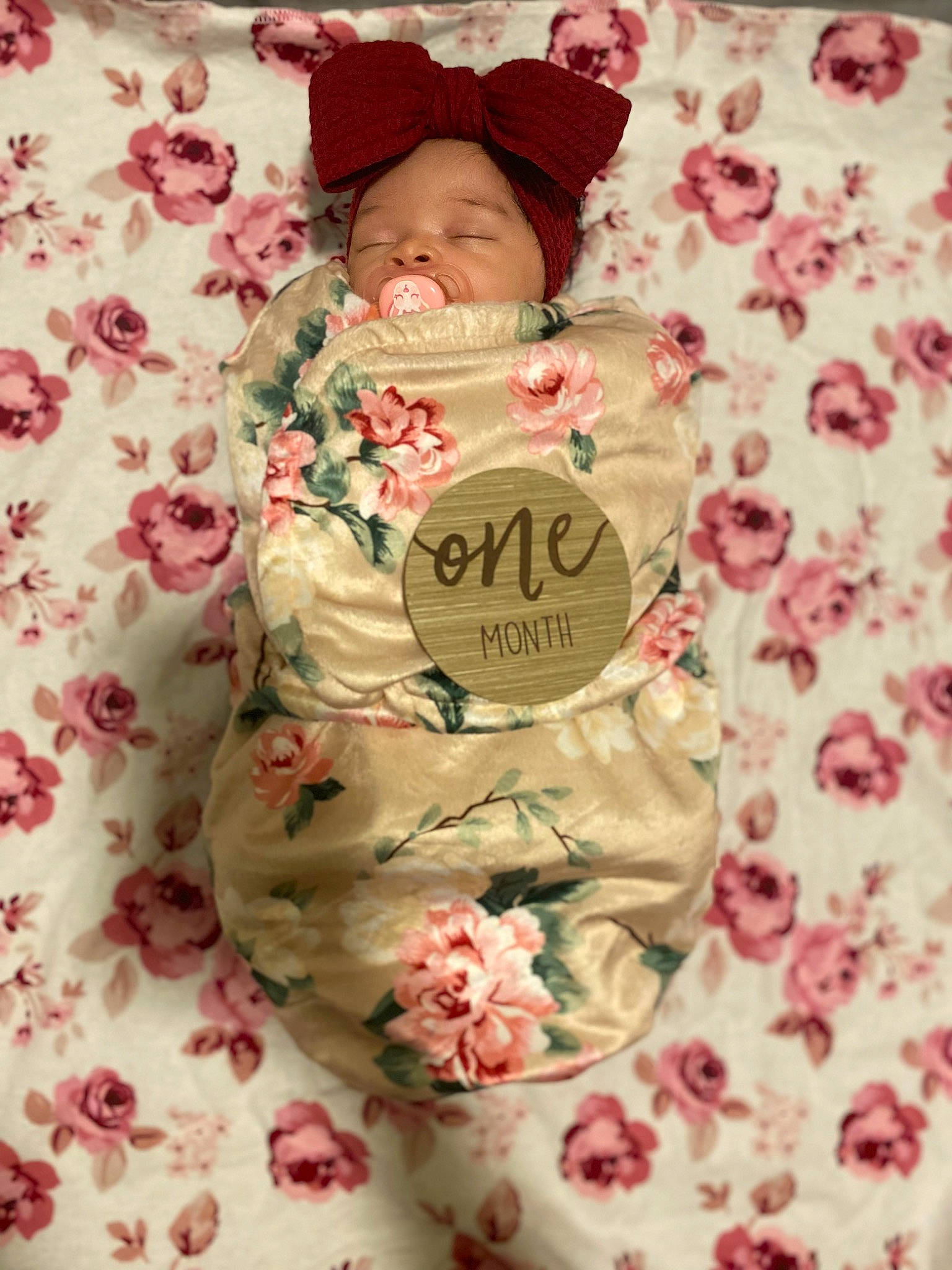 Kataleya joined the competition — help win amazing prizes! baby, baby_sleeping, baby_toddler_clothing, cap, carmine, child, flower, font, happy, linens, magenta, pattern, peach, person, petal, pink, plant, sleeve, textile, toddler