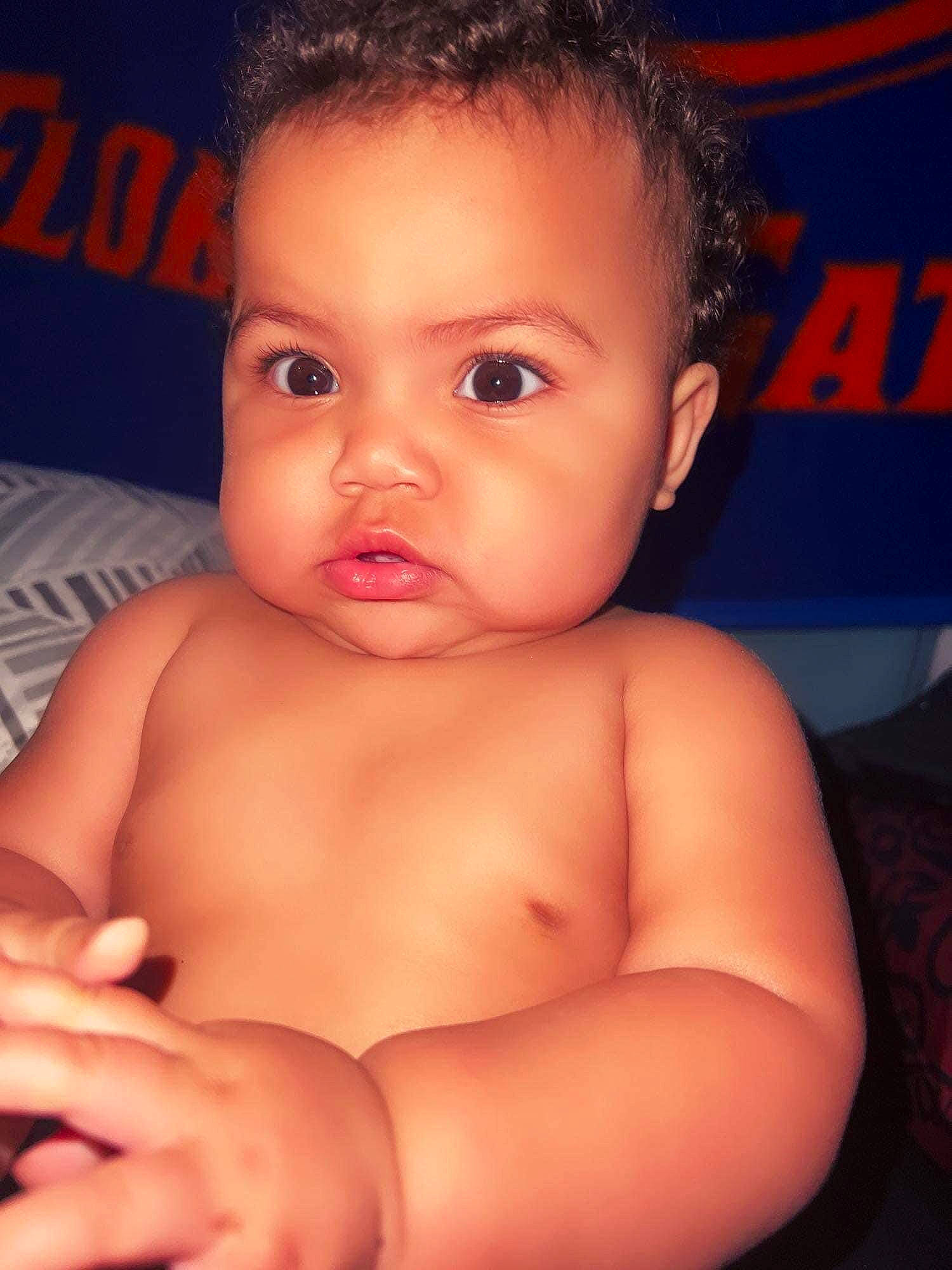 Jayde joined the competition — help win amazing prizes! baby, cheek, chin, ear, eye, eyebrow, eyelash, face, finger, forehead, gesture, human_body, iris, lip, mouth, muscle, neck, nose, person, skin