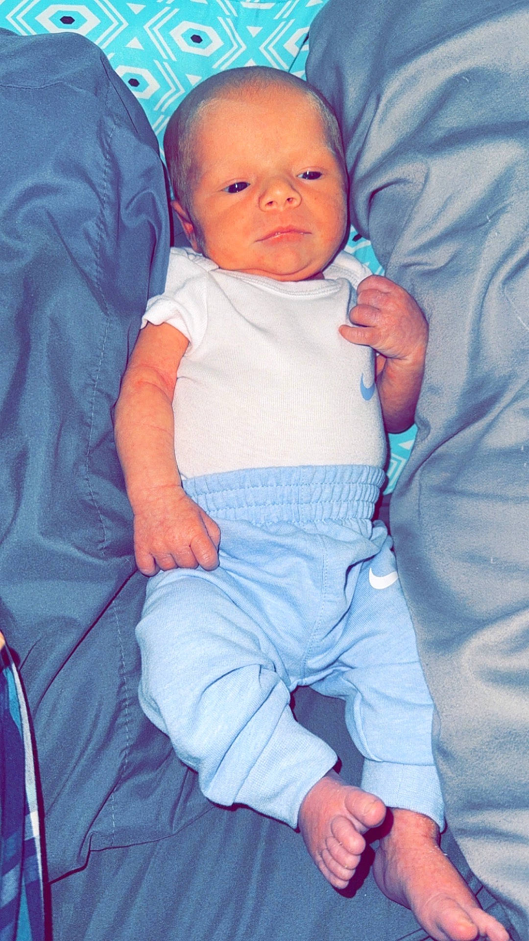 Preston joined the competition — help win amazing prizes! architecture, baby, bed, bodypart, building, clothing, couch, cushion, face, finger, furniture, hand, head, homedecor, newborn, pants, person, photography, portrait, sleeping