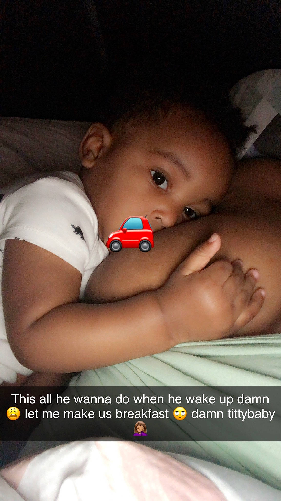 Damari joined the competition — help win amazing prizes! adaptation, baby, bedtime, cheek, child, face, finger, fun, gesture, hand, lip, mouth, nail, nose, person, photo_caption, photography, skin, toddler