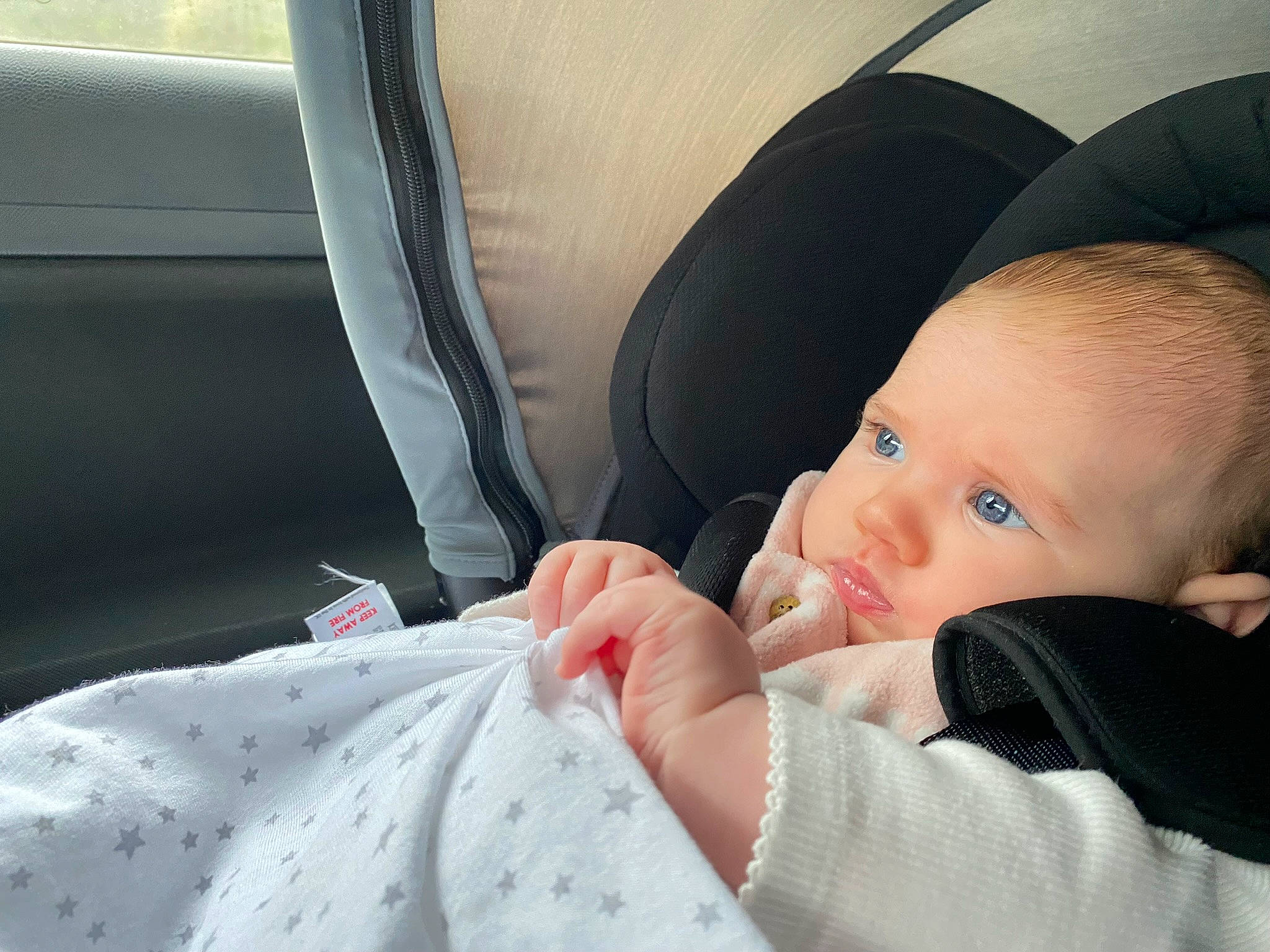 Aura joined the competition — help win amazing prizes! auto_part, baby, baby_in_car_seat, baby_products, baby_toddler_clothing, car_seat, car_seat_cover, chair, cheek, child, comfort, gesture, head_restraint, nail, nose, person, seat_belt, skin, thumb, toddler