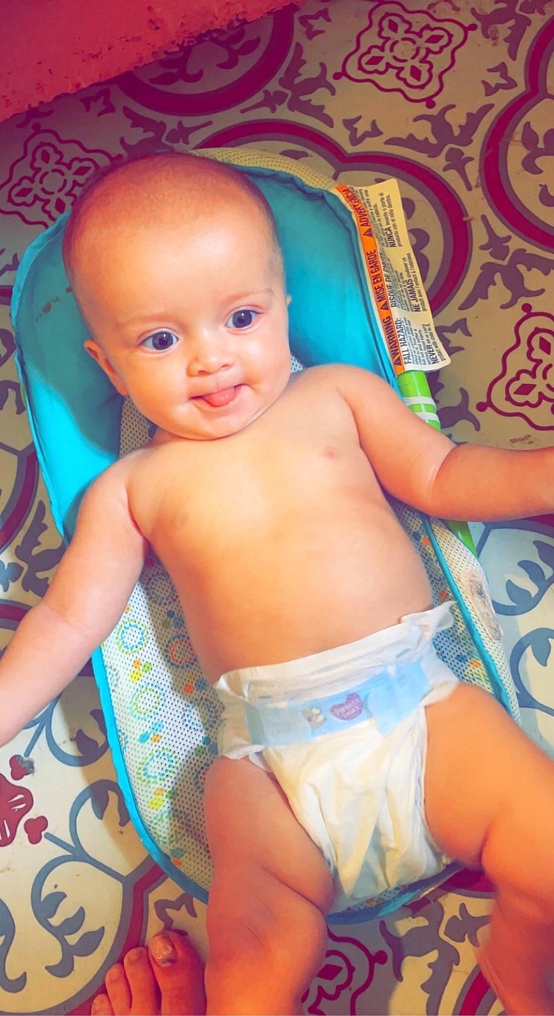 Brilynn joined the competition — help win amazing prizes! aqua, azure, baby, cheek, chest, diaper, eye, eyelash, finger, happy, head, iris, mouth, muscle, person, skin, stomach, thigh, thumb, toddler