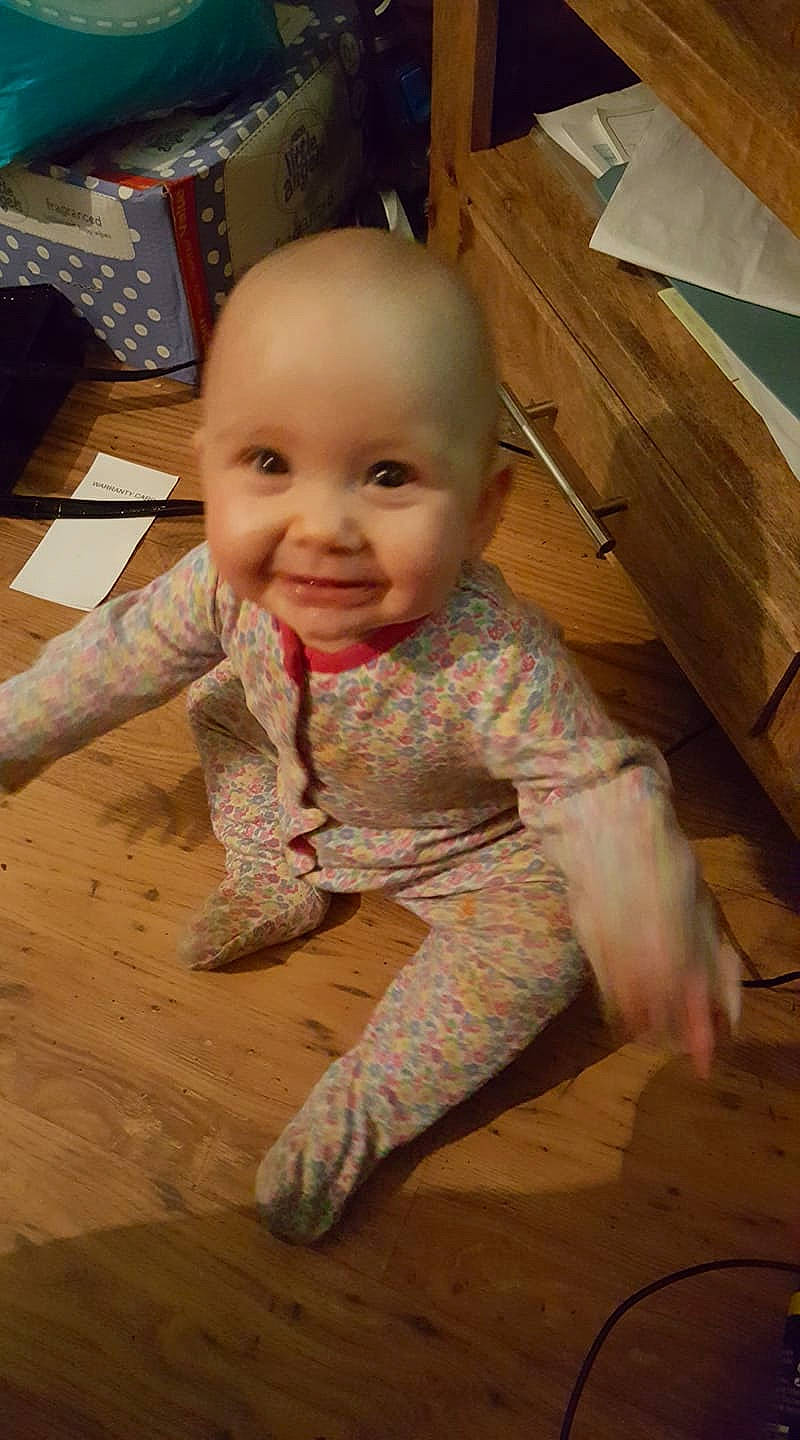 Kacey joined the competition — help win amazing prizes! boy, cheek, child, eye, fun, girl, head, infant, joy, person, play, sitting, skin, smile, toddler