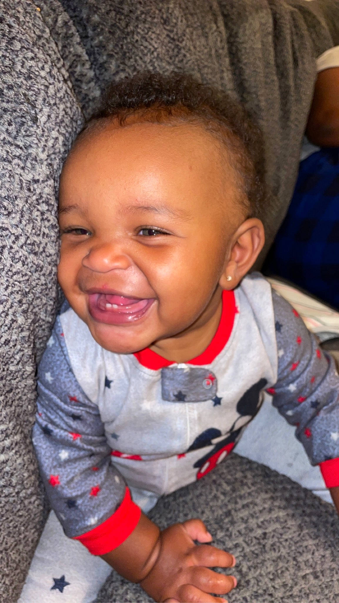 Kylen is registered to the contest to win money with this photo: baby, baby_toddler_clothing, cheek, child, chin, clothing, eye, eyebrow, forehead, fun, hair, happy, iris, joy, lip, mouth, nose, person, skin, sleeve