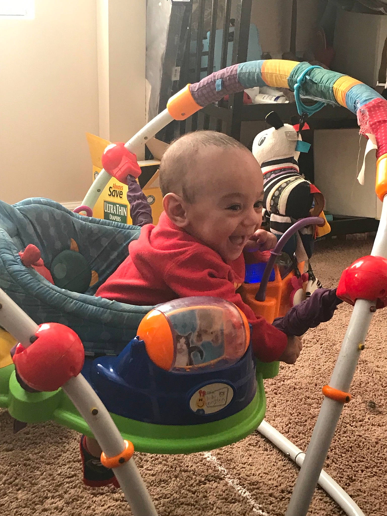 Brady joined the competition — help win amazing prizes! baby_products, child, day, fun, infant, outdoor_play_equipment, person, play, playground, product, recreation, toddler, toy