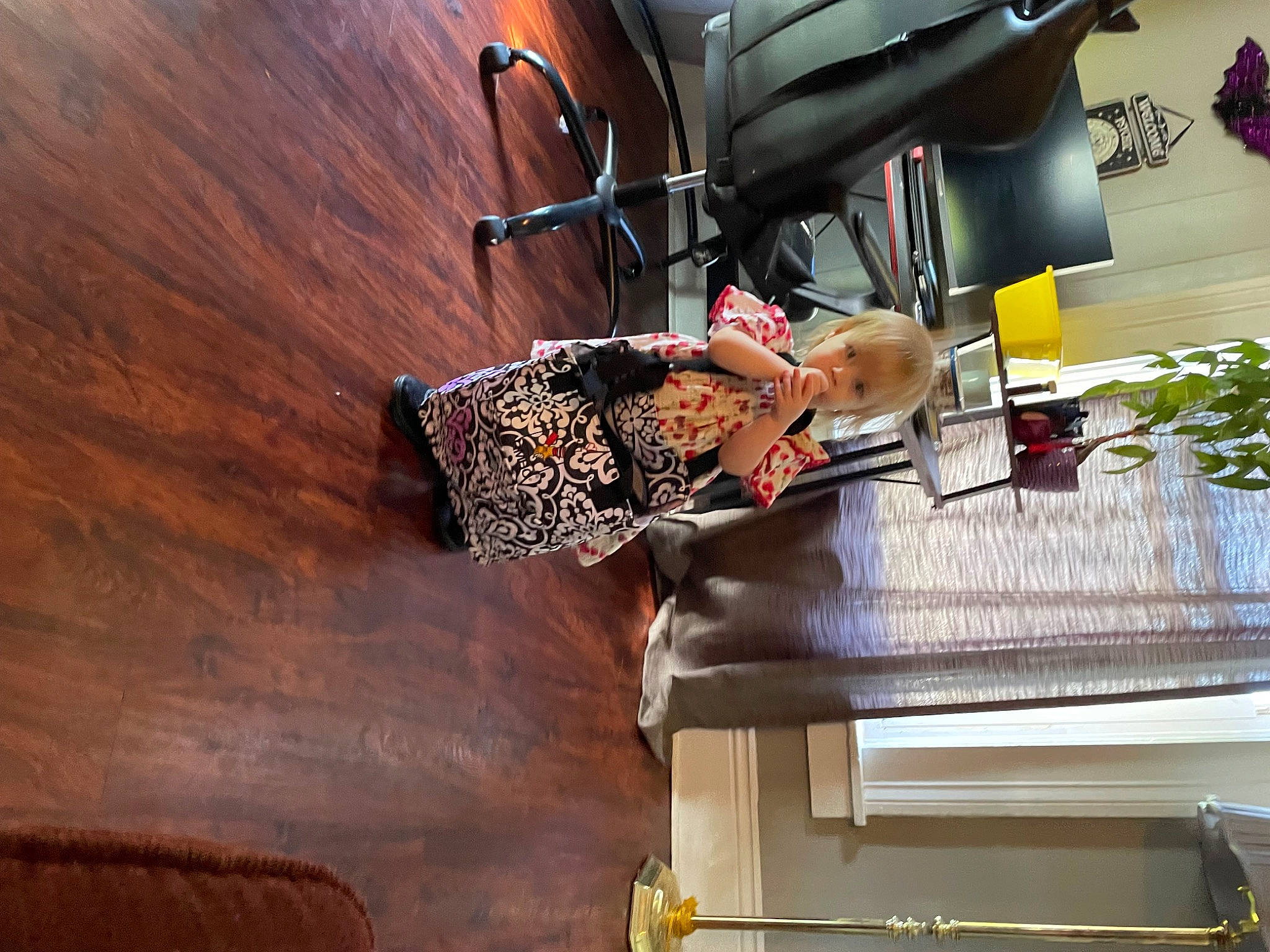 Ava is registered to the contest to win money with this photo: audio_equipment, entertainment, fender, flooring, folk_instrument, hardwood, machine, microphone, microphone_stand, music, musical_instrument, musical_instrument_accessory, musician, performance, performance_art, person, plant, plucked_string_instruments, recreation, room