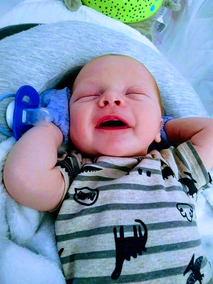 Konner joined the competition — help win amazing prizes! baby, baby_products, baby_sleeping, baby_toddler_clothing, bedding, bedtime, birth, cheek, child, childbirth, comfort, fruit, headwear, linens, person, produce, skin, toddler