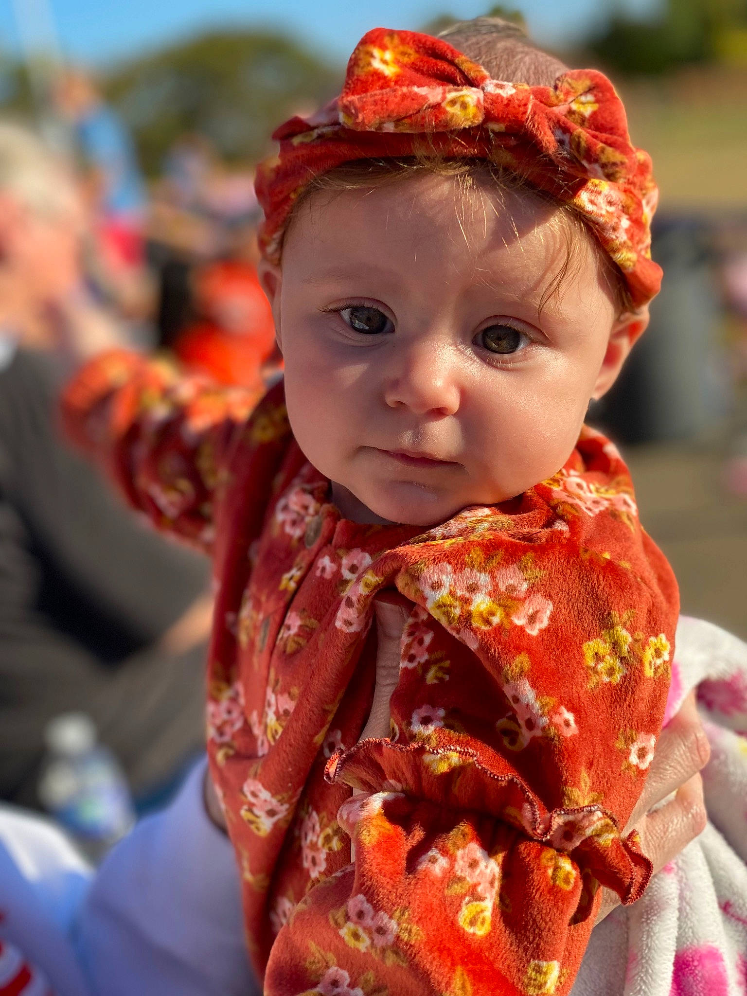Henley joined the competition — help win amazing prizes! child, costume, event, eye, fashion_accessory, fashion_design, flesh, fun, hair_accessory, hairstyle, happy, headpiece, orange, pattern, peach, person, portrait_photography, red, toddler, tradition