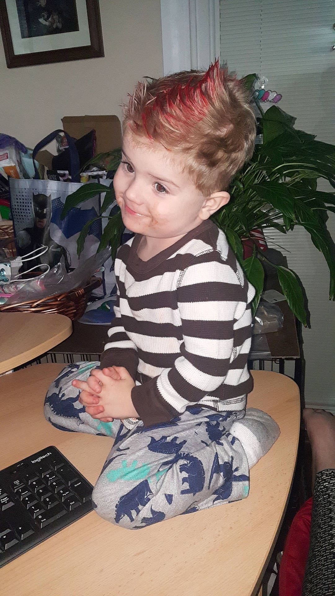 Roman joined the competition — help win amazing prizes! arm, boy, child, cool, day, fun, girl, hair, human_hair_color, infant, person, play, product, sitting, smile, textile, toddler