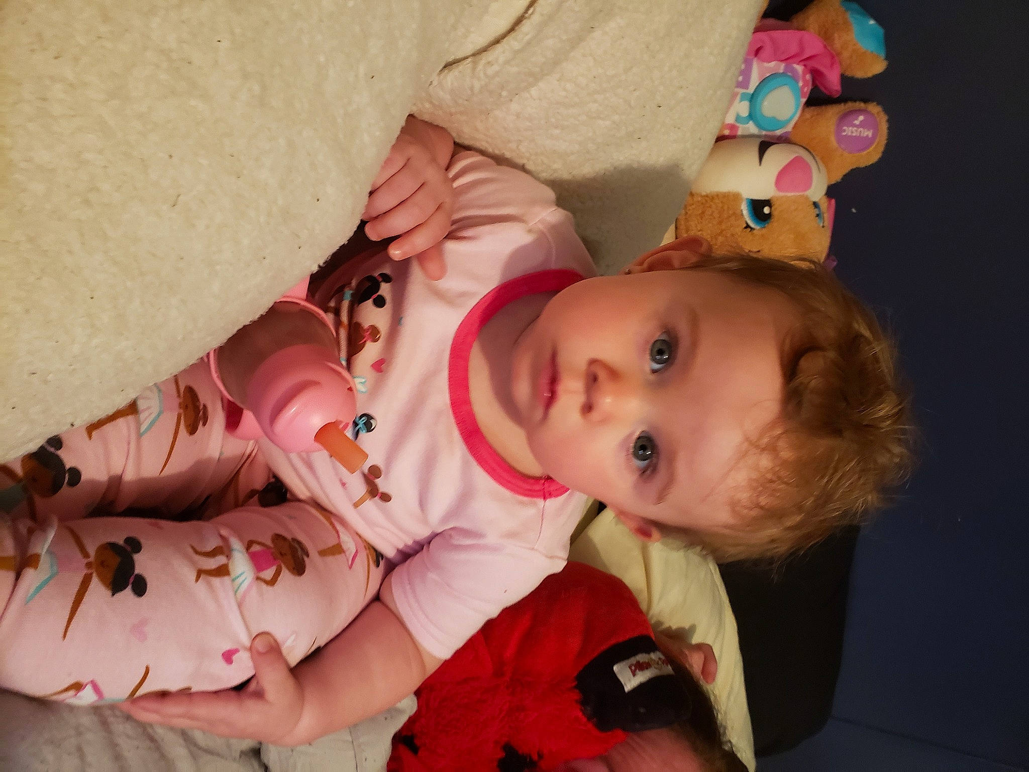 Abbigail is registered to the contest to win money with this photo: arm, baby, baby_products, baby_toddler_clothing, cheek, child, comfort, finger, hand, happy, head, lip, mouth, nail, nose, person, pink, room, skin, toddler