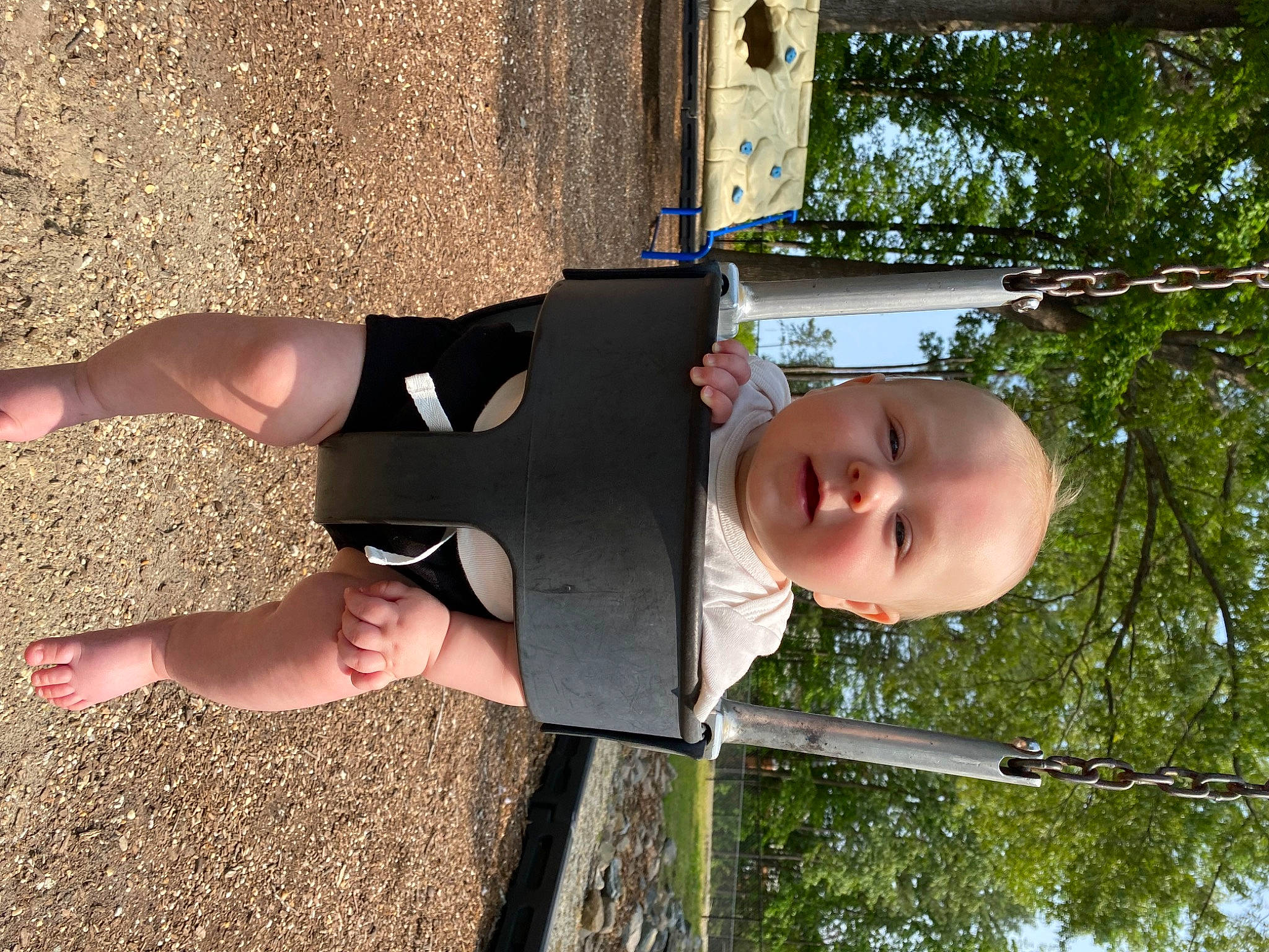 Koby joined the competition — help win amazing prizes! baby, baby_toddler_clothing, child, foot, fun, gesture, grass, happy, hat, human_leg, leisure, people_in_nature, person, plant, sky, smile, soil, thigh, toddler, tree