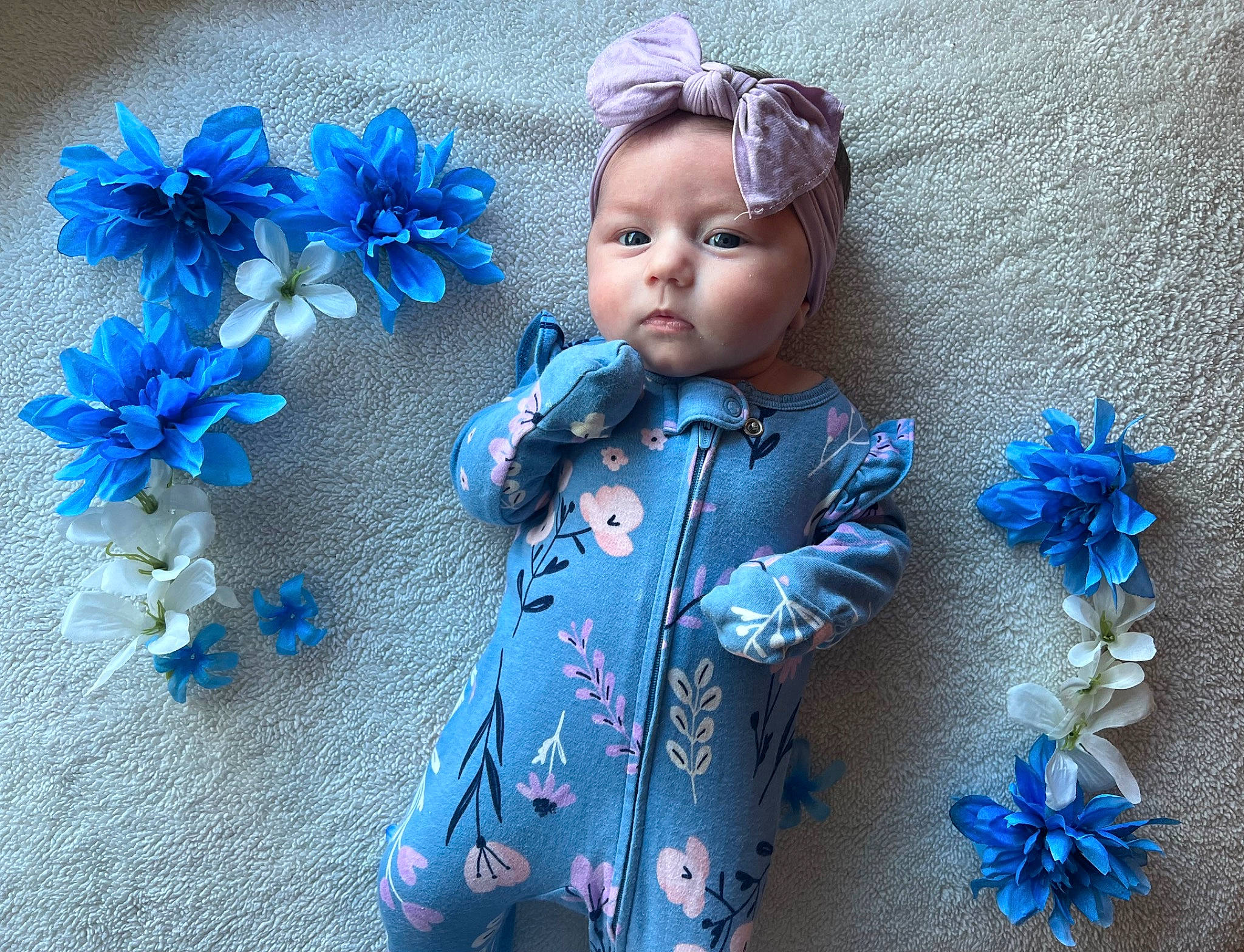 Syrenna joined the competition — help win amazing prizes! aqua, azure, baby_toddler_clothing, blue, denim, doll, electric_blue, flower, happy, jewellery, leaf, person, petal, pink, plant, product, purple, sleeve, textile, toddler