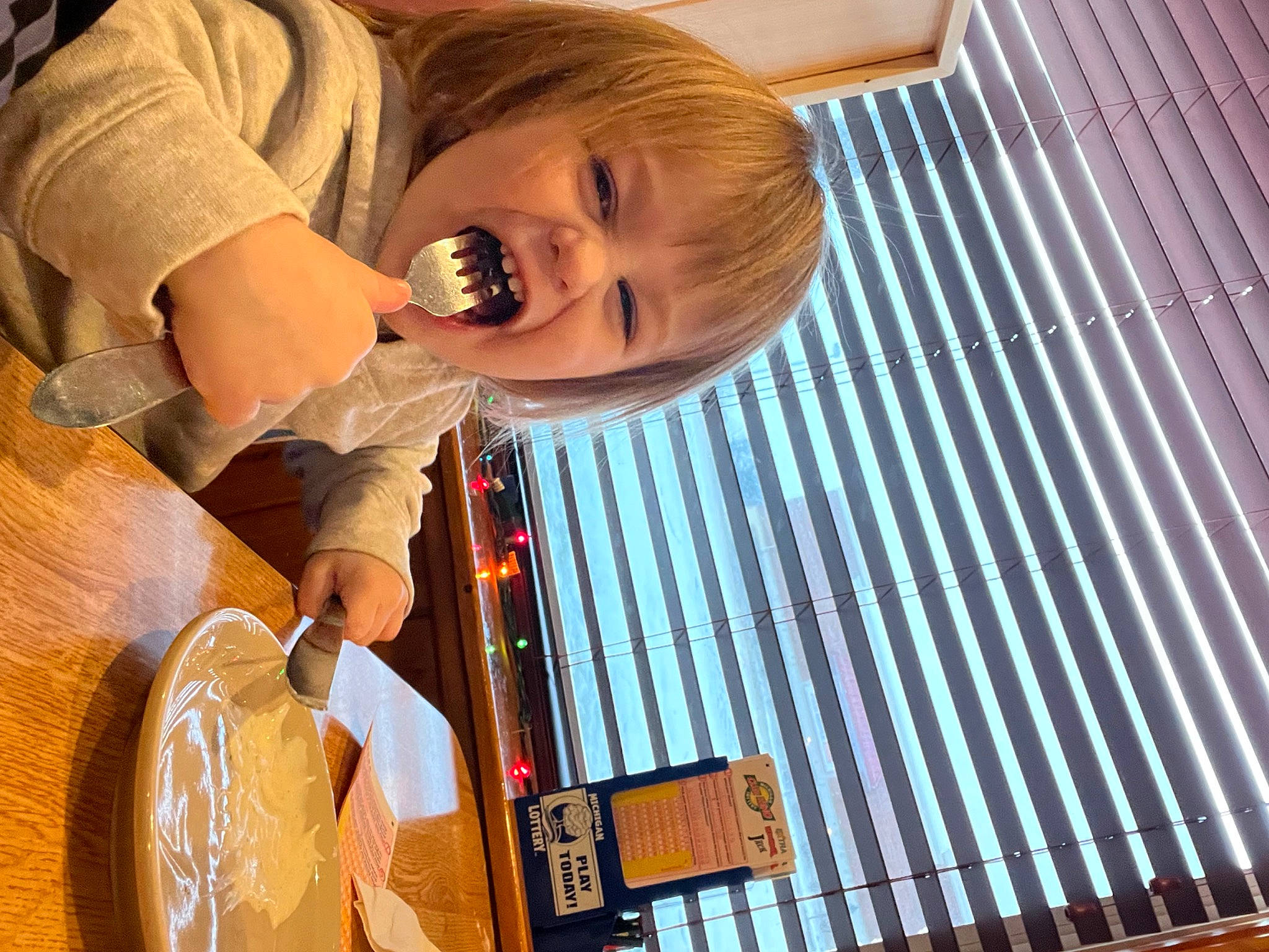 Nyla is registered to the contest to win money with this photo: building, child, comfort, flooring, fun, happy, metal, pattern, person, play, product, smile, steel, toddler, wood