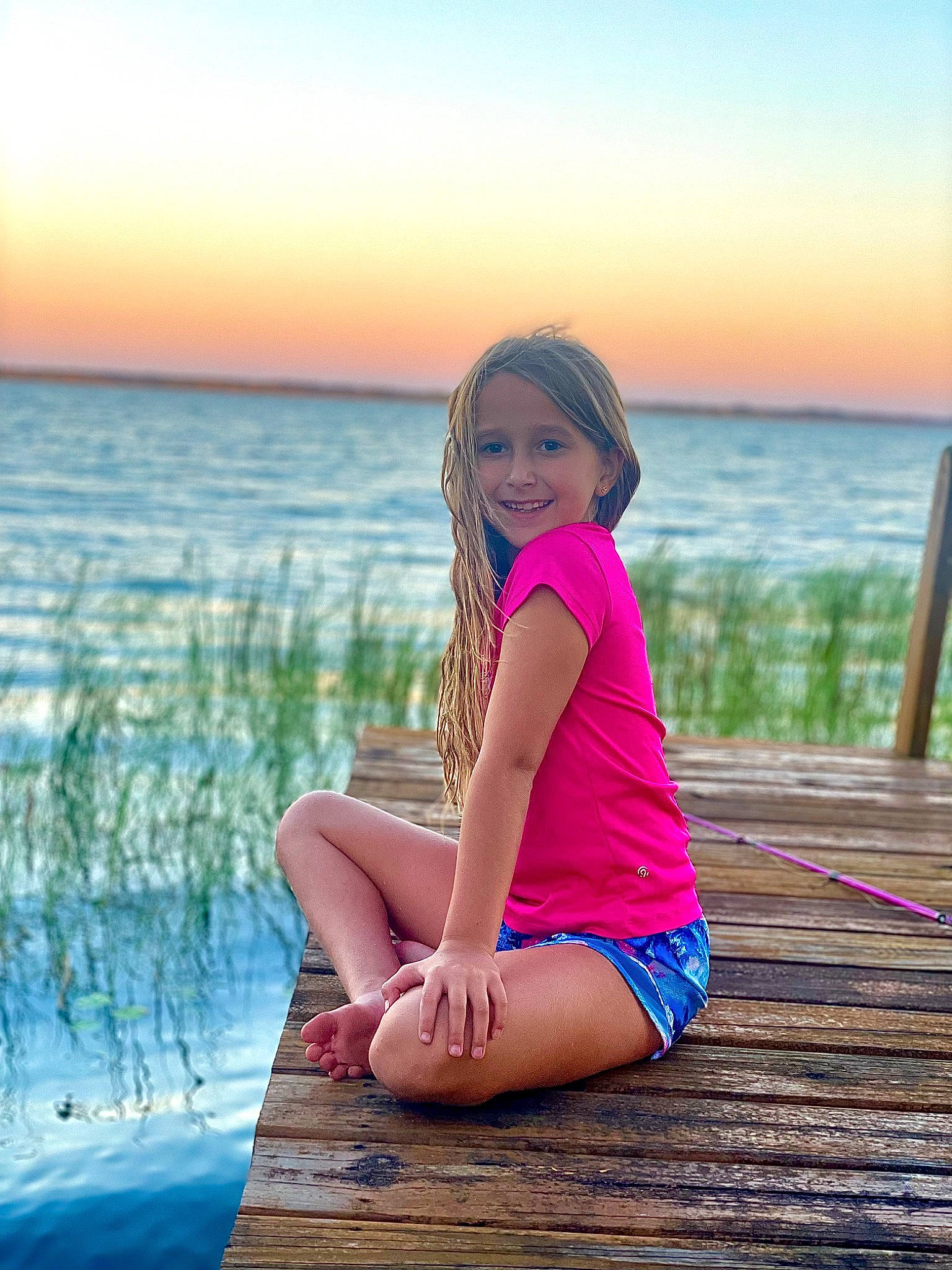 Liana joined the competition — help win amazing prizes! beauty, body_of_water, flash_photography, fun, grass, happy, horizon, joy, leg, leisure, long_hair, morning, people_in_nature, person, plant, sky, smile, summer, sunlight, thigh