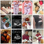 De'Naja De'nae Hines is registered to the contest to win money with this photo: baby, newborn, infant, twins, ultrasound, hospital, father, mother, couple, pacifier, swaddle, blanket, sleeping, holding, portrait, selfie, pregnant, maternity, family, nursery