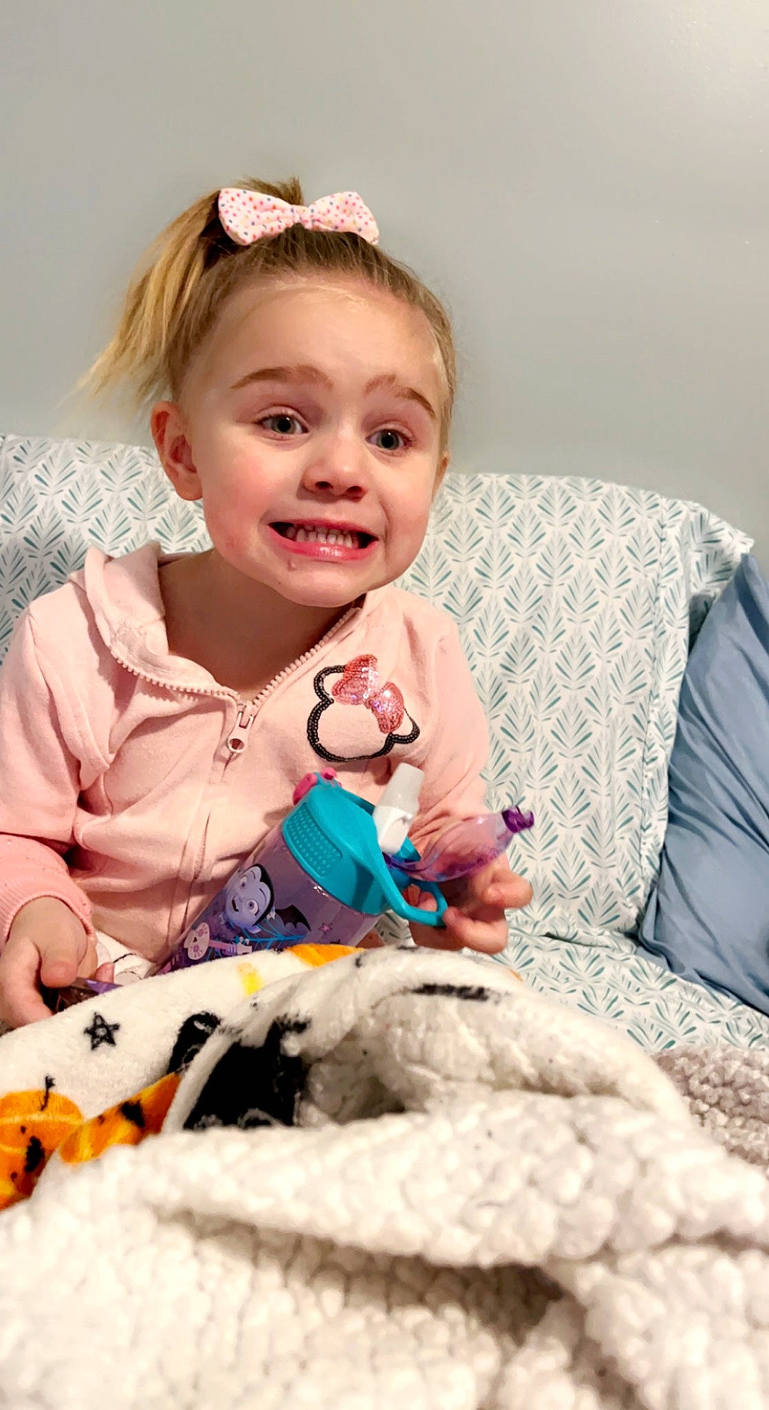 Khaleesi joined the competition — help win amazing prizes! baby, baby_playing_with_toys, baby_toddler_clothing, child, comfort, couch, eye, face, facial_expression, finger, fun, happy, head, iris, joy, person, sitting, skin, sleeve, smile