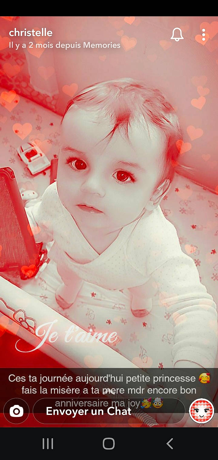 Joy participe au concours pour gagner de l'argent avec cette photo : art, baby, baby_toddler_clothing, carmine, cheek, child, eyelash, fictional_character, flash_photography, flesh, font, happy, iris, lip, magenta, mouth, neck, person, pink, portrait_photography