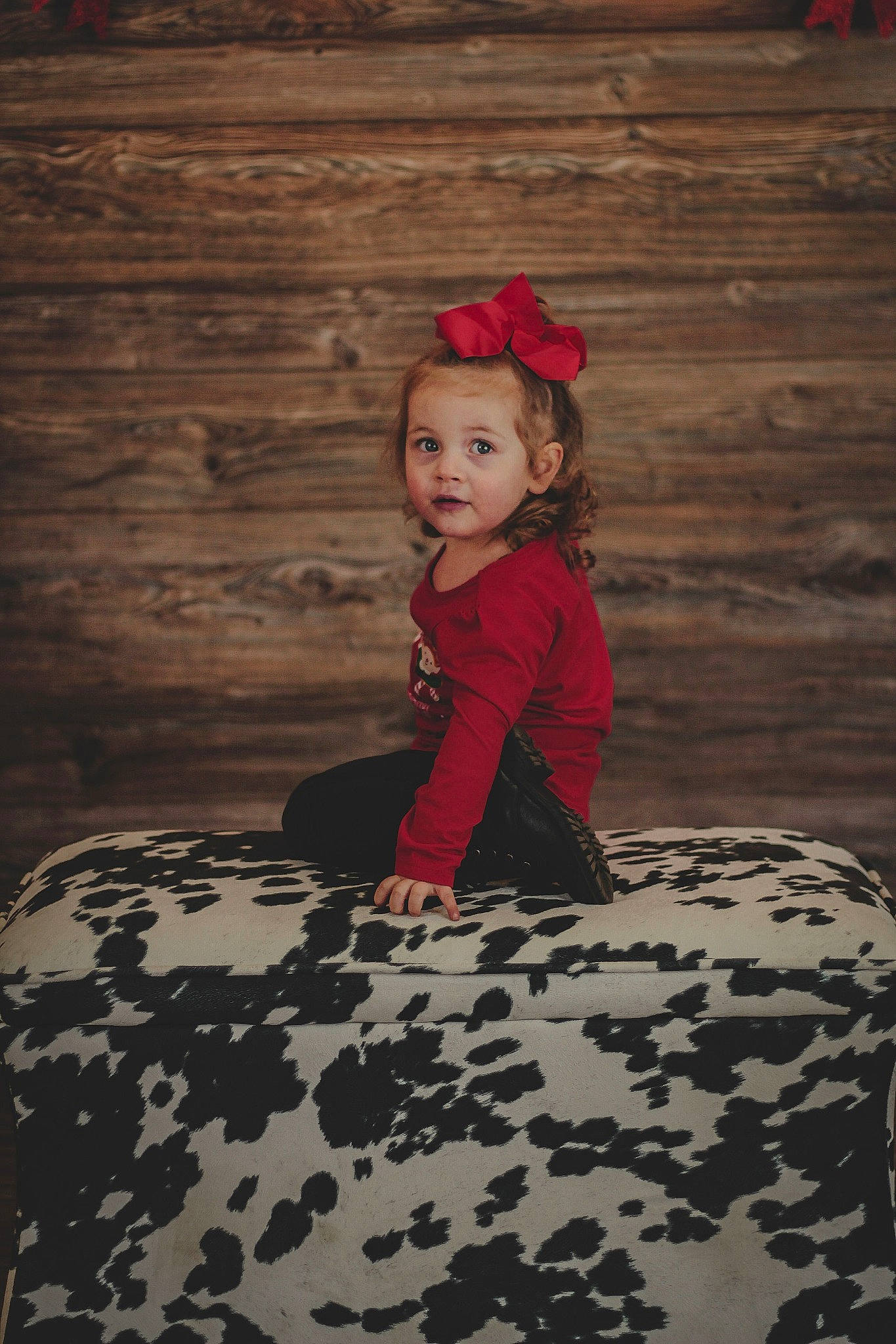 Dylan is registered to the contest to win money with this photo: baby, baby_toddler_clothing, bed_sheet, bedroom, child_model, costume, costume_accessory, embellishment, flash_photography, hair_accessory, headband, headgear, headpiece, linens, nose, pattern, person, photo_shoot, red, toddler