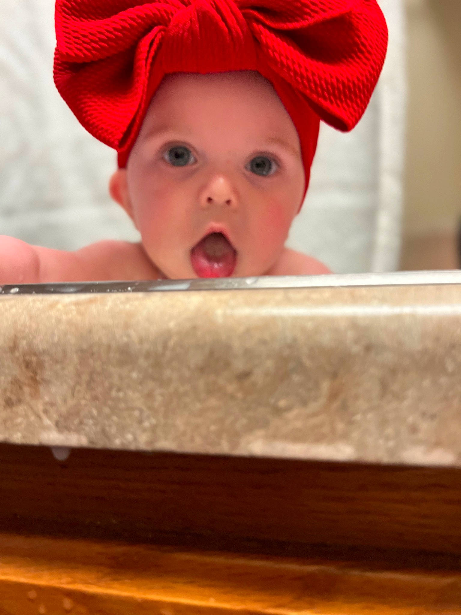 Harleigh joined the competition — help win amazing prizes! baby, baby_products, cap, cheek, child, chin, comfort, eyebrow, eyelash, fun, happy, hardwood, headgear, headwear, lip, mouth, nose, person, skin, smile