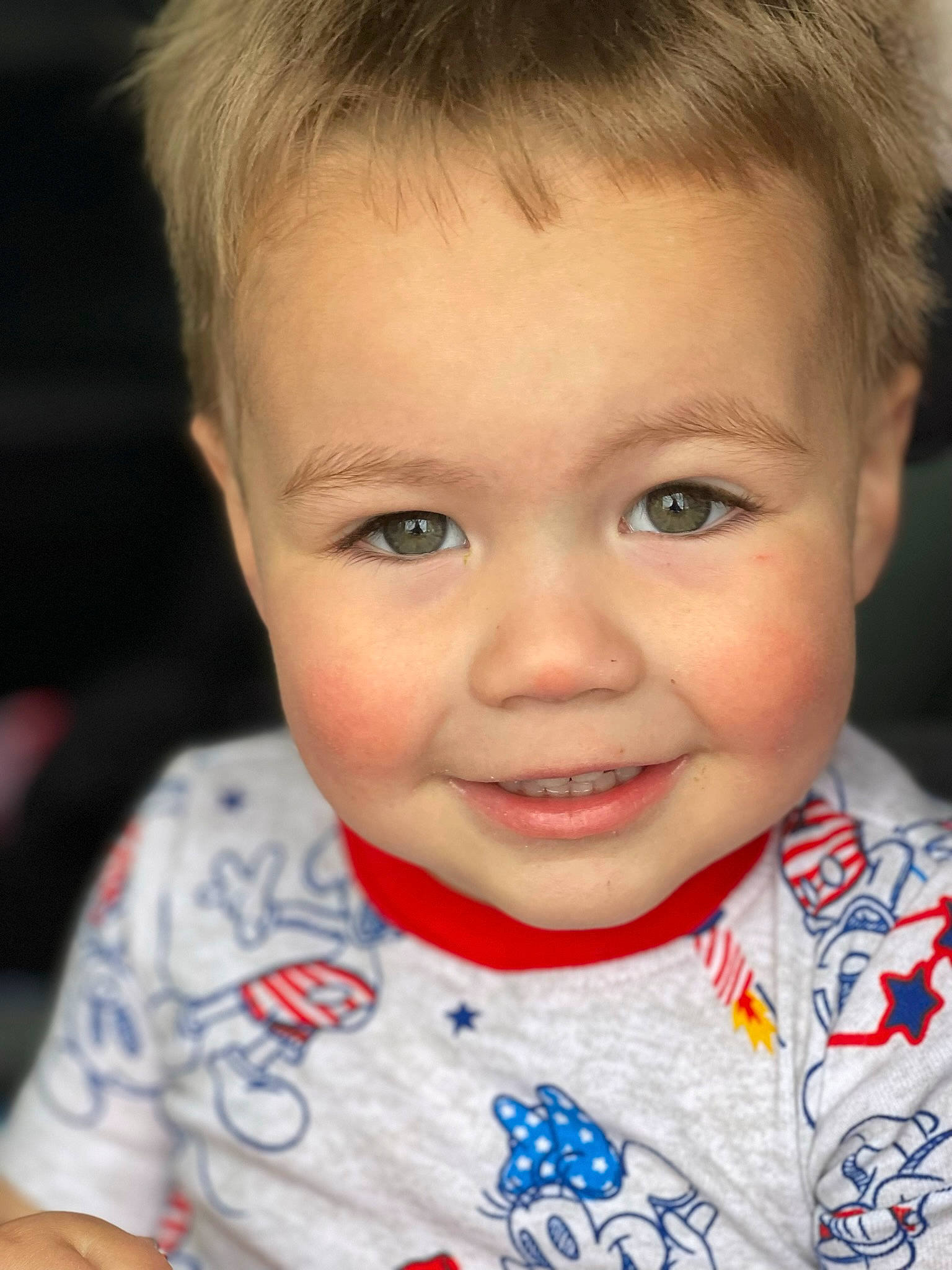 Gannon joined the competition — help win amazing prizes! cheek, child, chin, ear, eye, eyebrow, eyelash, forehead, hair, happy, human_body, iris, joy, lip, mouth, nose, person, skin, sleeve, smile