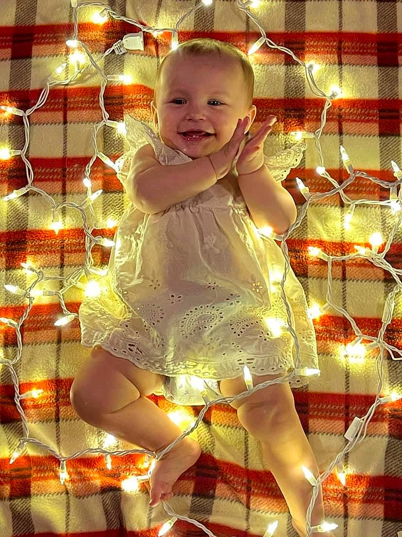 Averie joined the competition — help win amazing prizes! baby, baby_toddler_clothing, cheek, child, dress, event, eye, fun, hand, happy, human, human_leg, joy, leg, light, people, person, smile, snapshot, standing