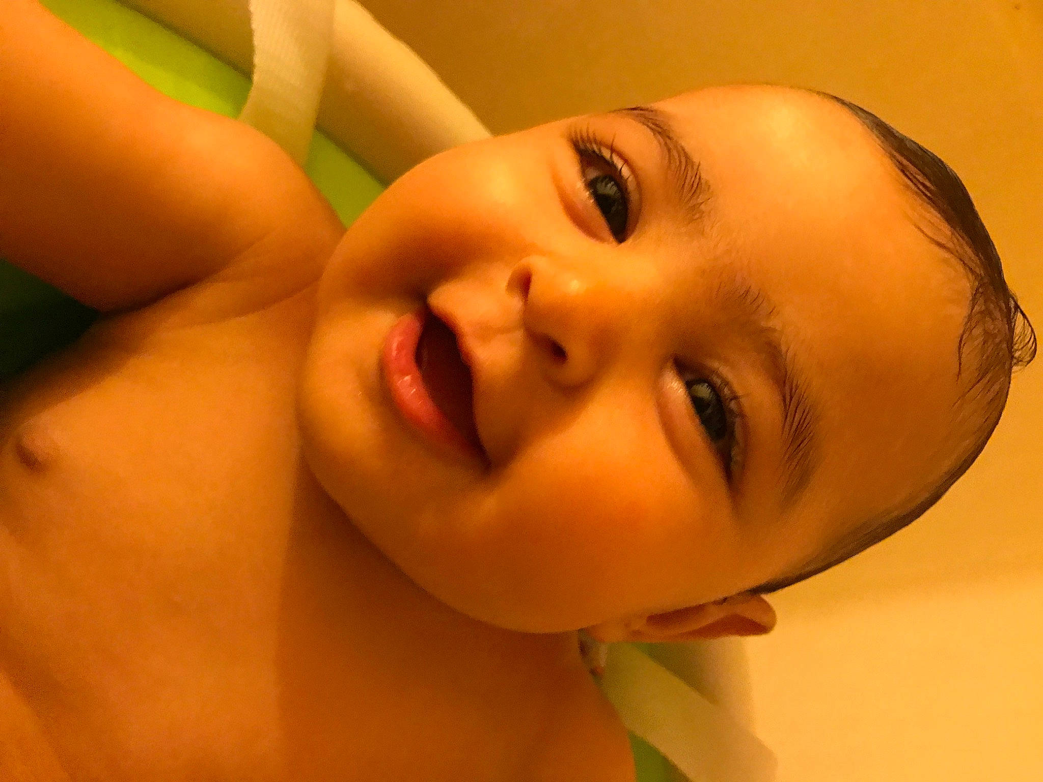 Faye is registered to the contest to win money with this photo: baby, beauty, cheek, child, chin, close_up, eye, eyebrow, eyelash, face, forehead, hand, head, lip, mouth, muscle, neck, nose, person, photography