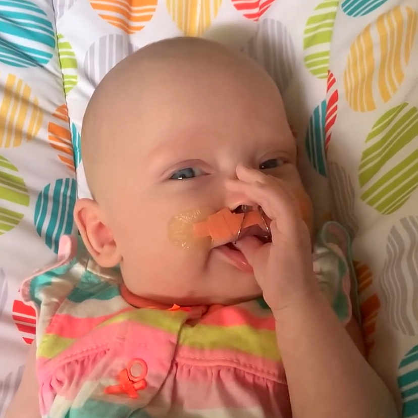 Mazikeen joined the competition — help win amazing prizes! baby, babylaughing, biting, eating, face, food, happy, head, person