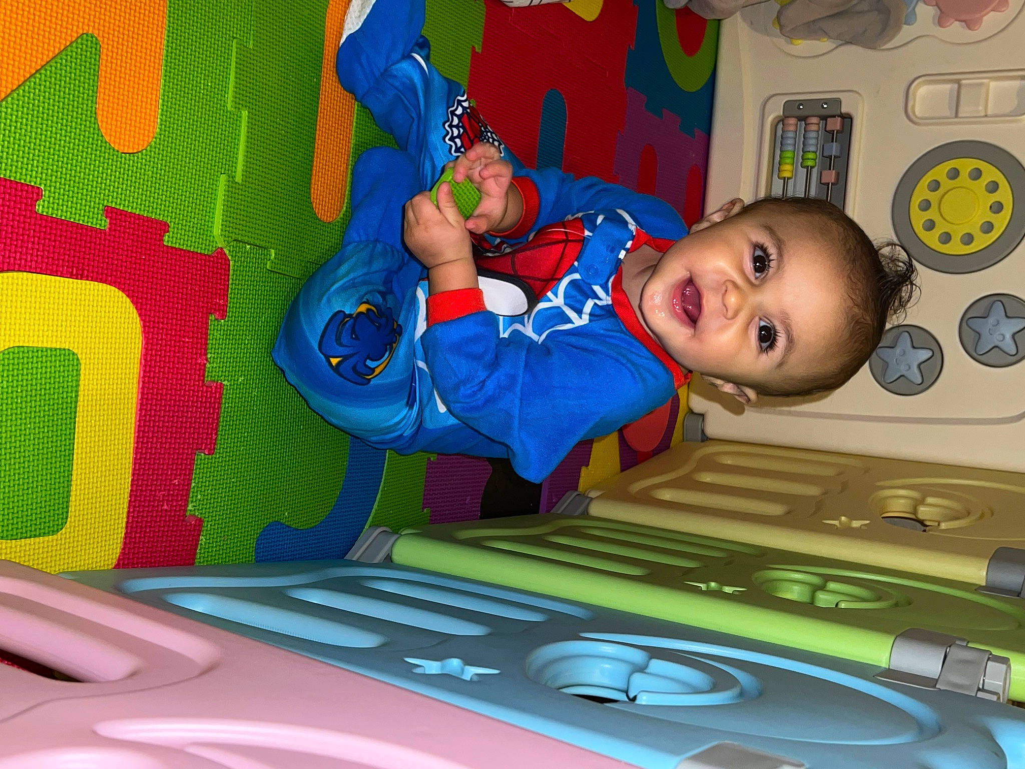 Mak joined the competition — help win amazing prizes! automotive_exterior, baby, car, child, electric_blue, fun, green, happy, hood, leisure, person, personal_luxury_car, play, recreation, room, smile, toddler, toy, vehicle_door, windshield